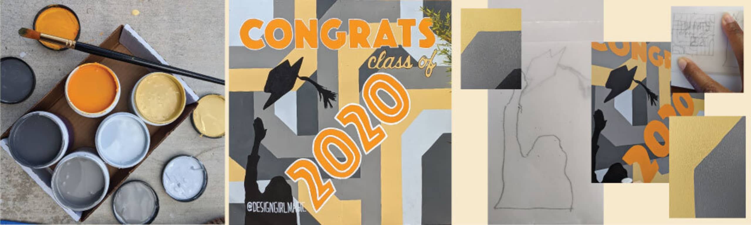 2020 Grads Mural by Valerie Margolin
