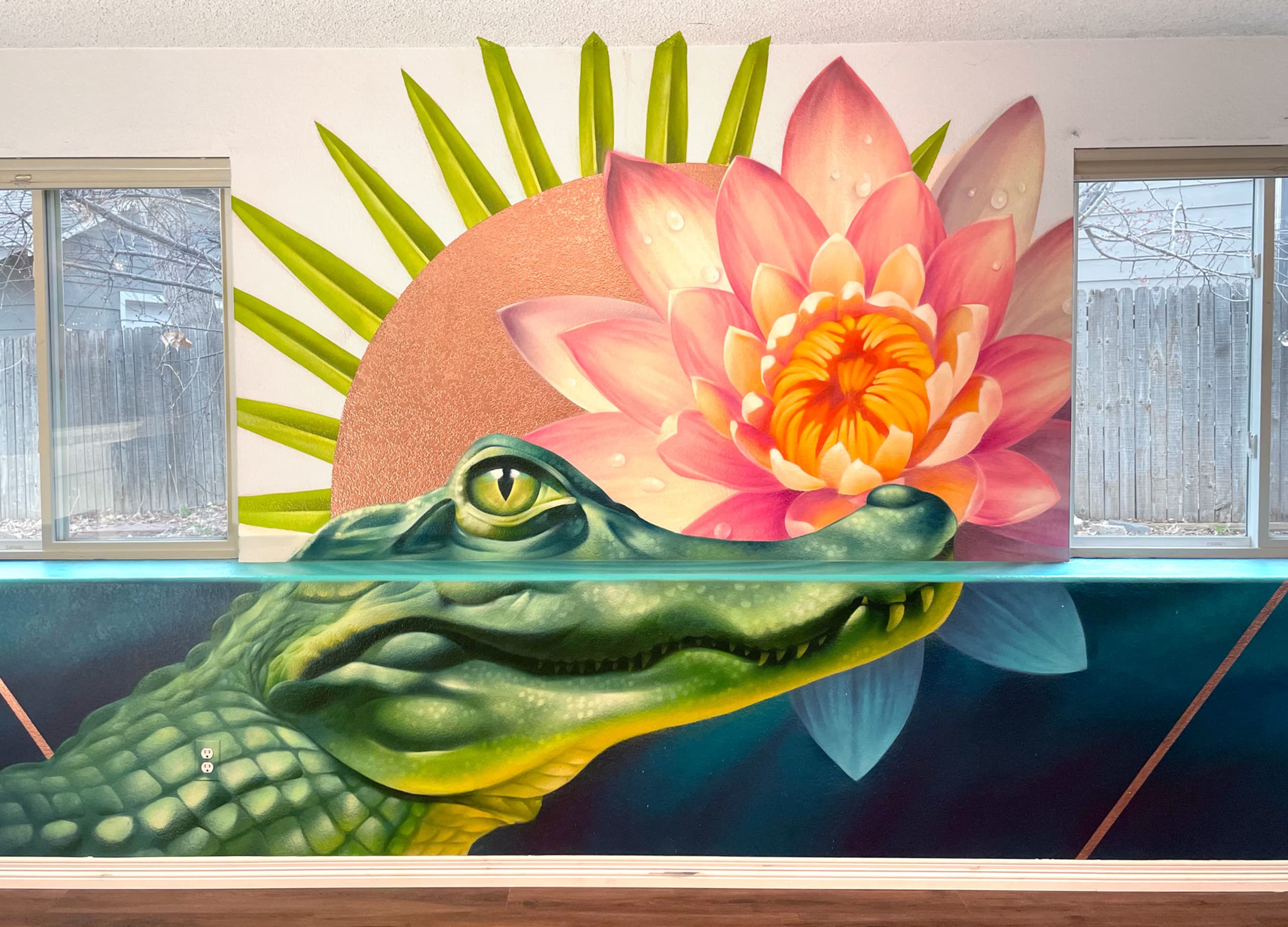 Harmony of Nature and Reptile Majesty by The Designosaur