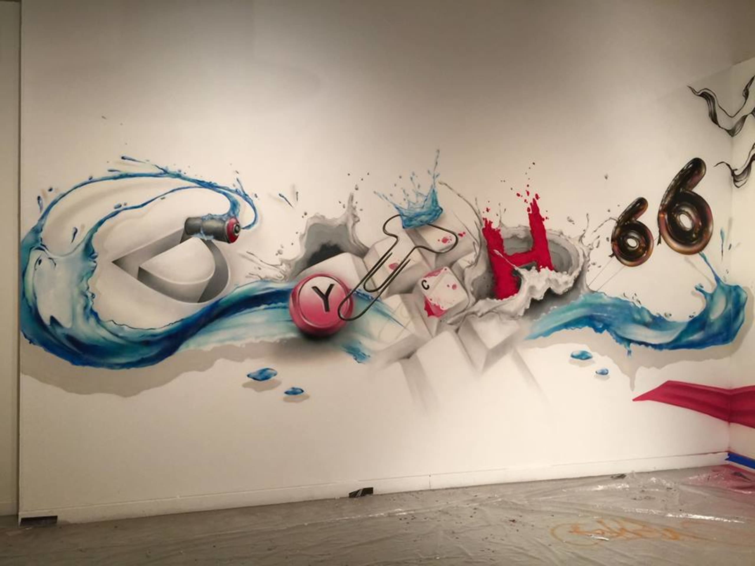 Fluid Dynamics of Color and Form by Blank Canvas LA LLC