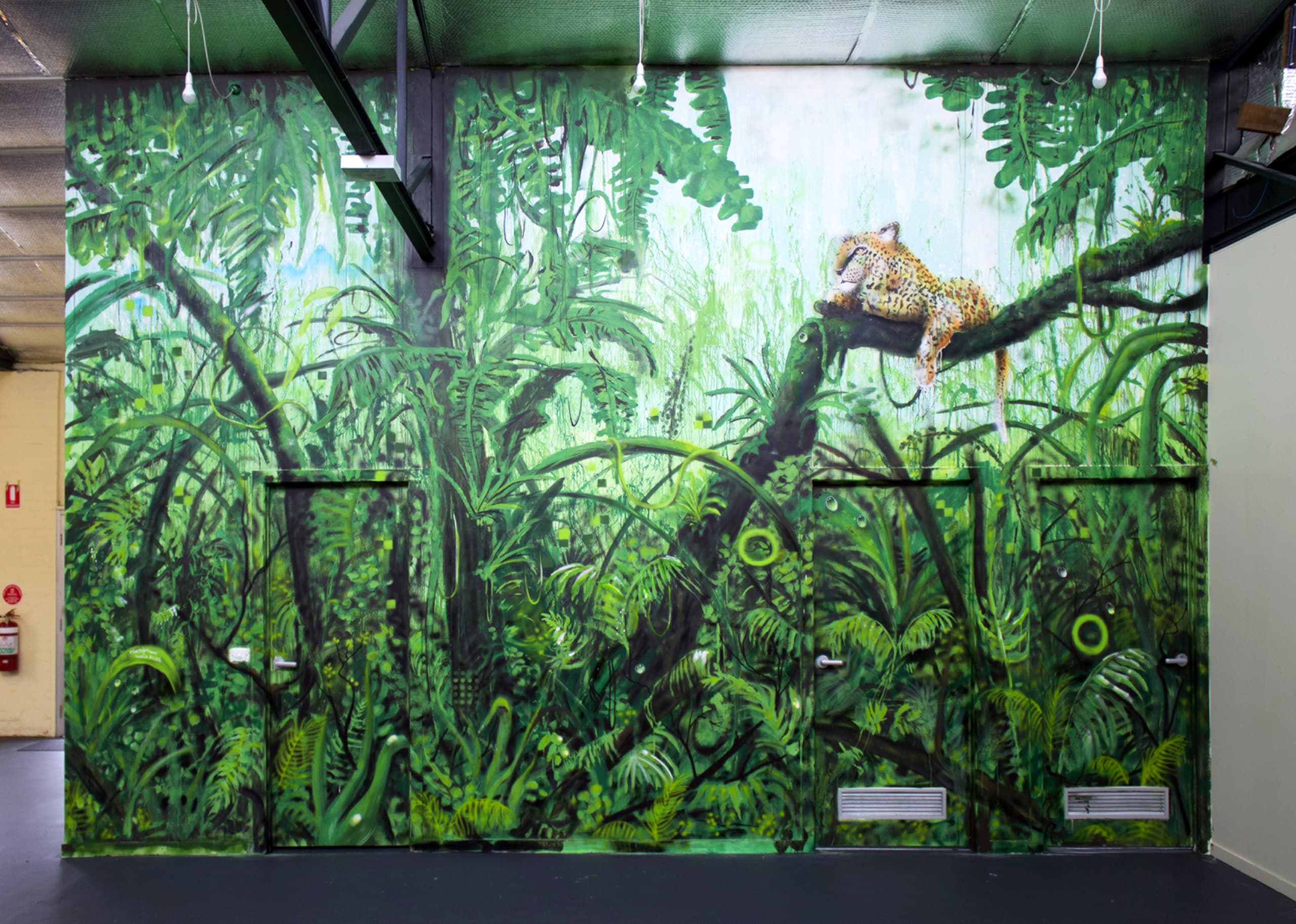 Jungle Reverie: A Leopard's Lush Sanctuary by Mike Maka