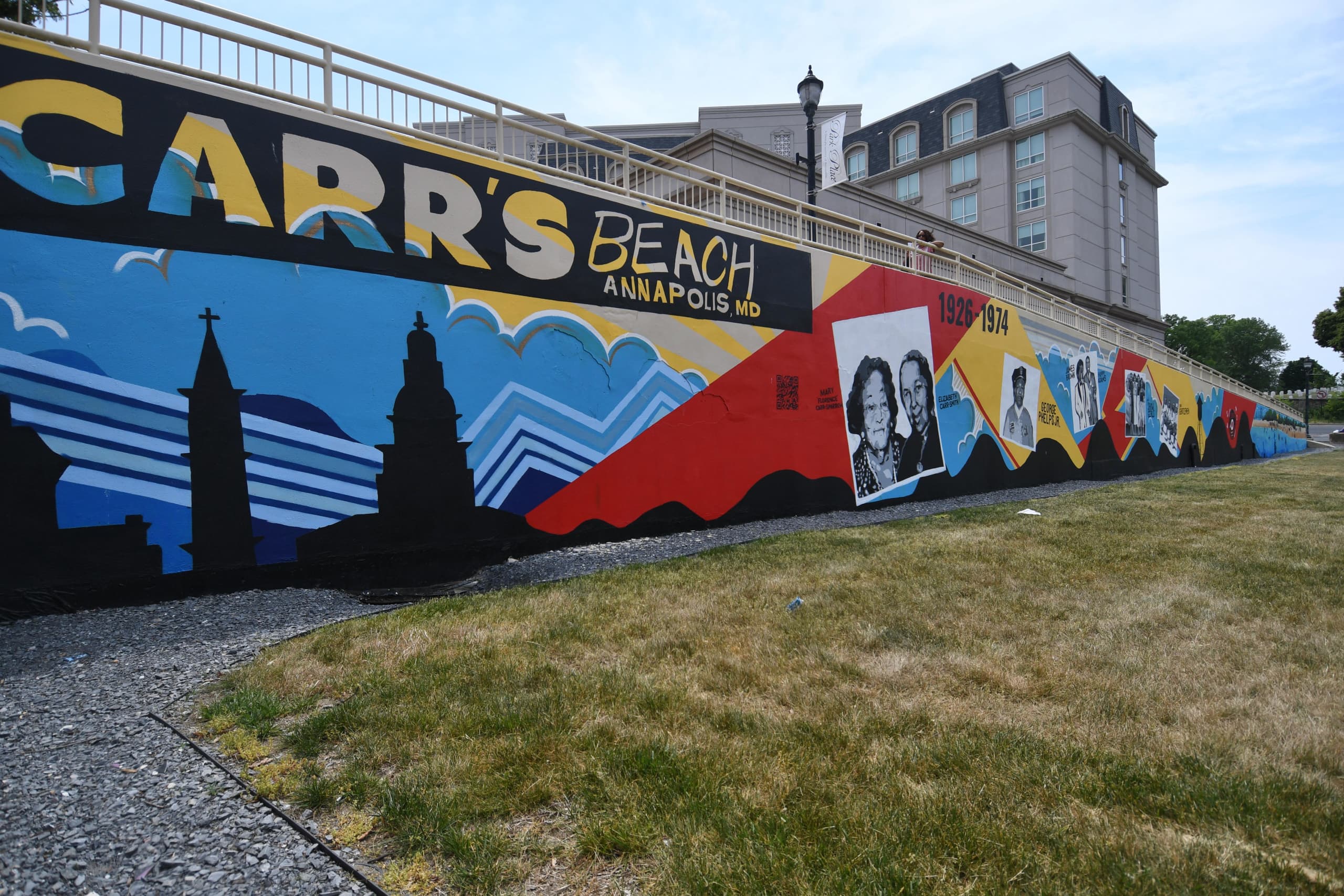 Carr's Beach Mural @ MC3 StageOne Park by Cell Spitfire