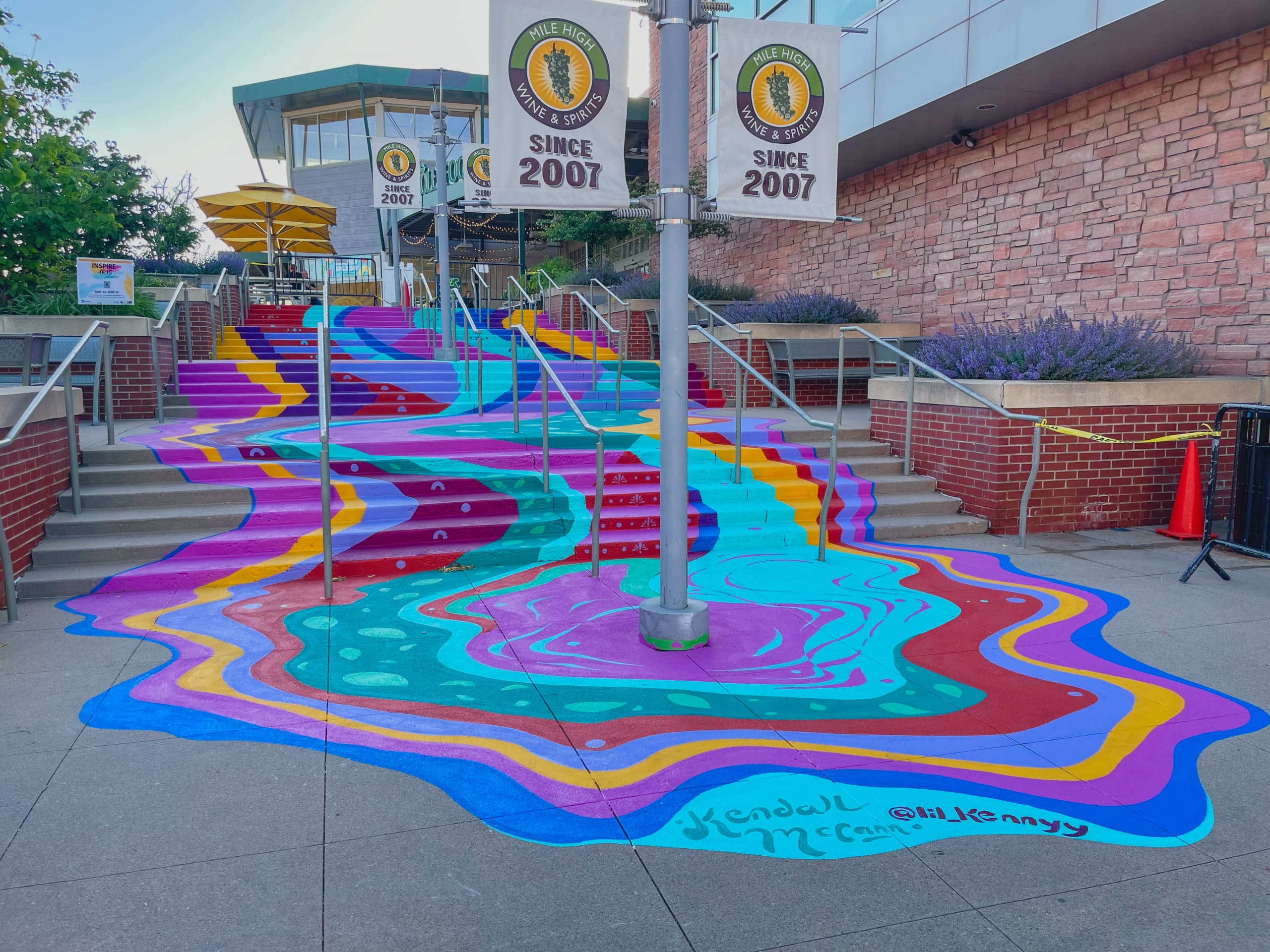 Chromatic Cascade by Kendall Mccann
