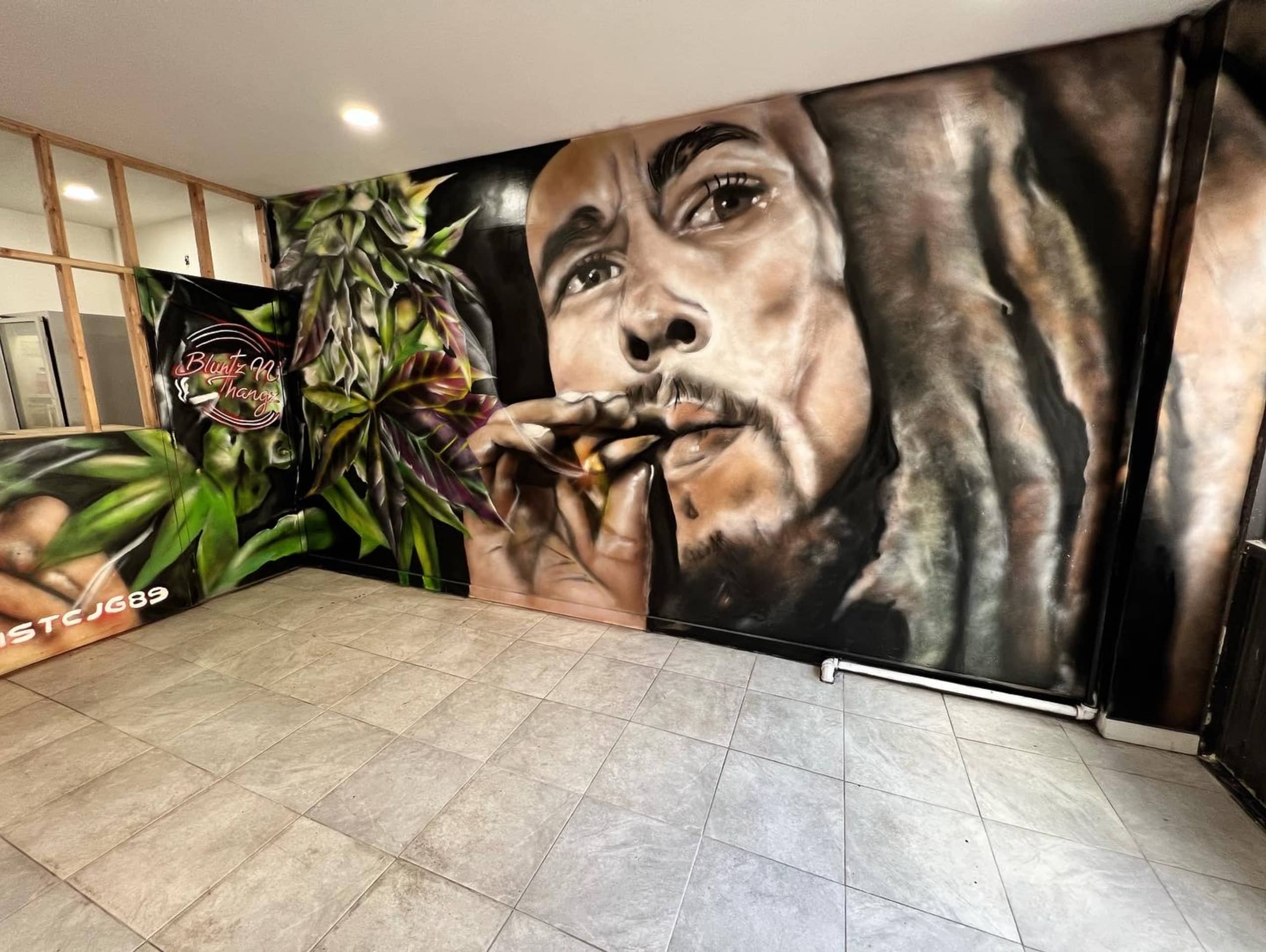 Smoke shop Mural  by Artistcjg89