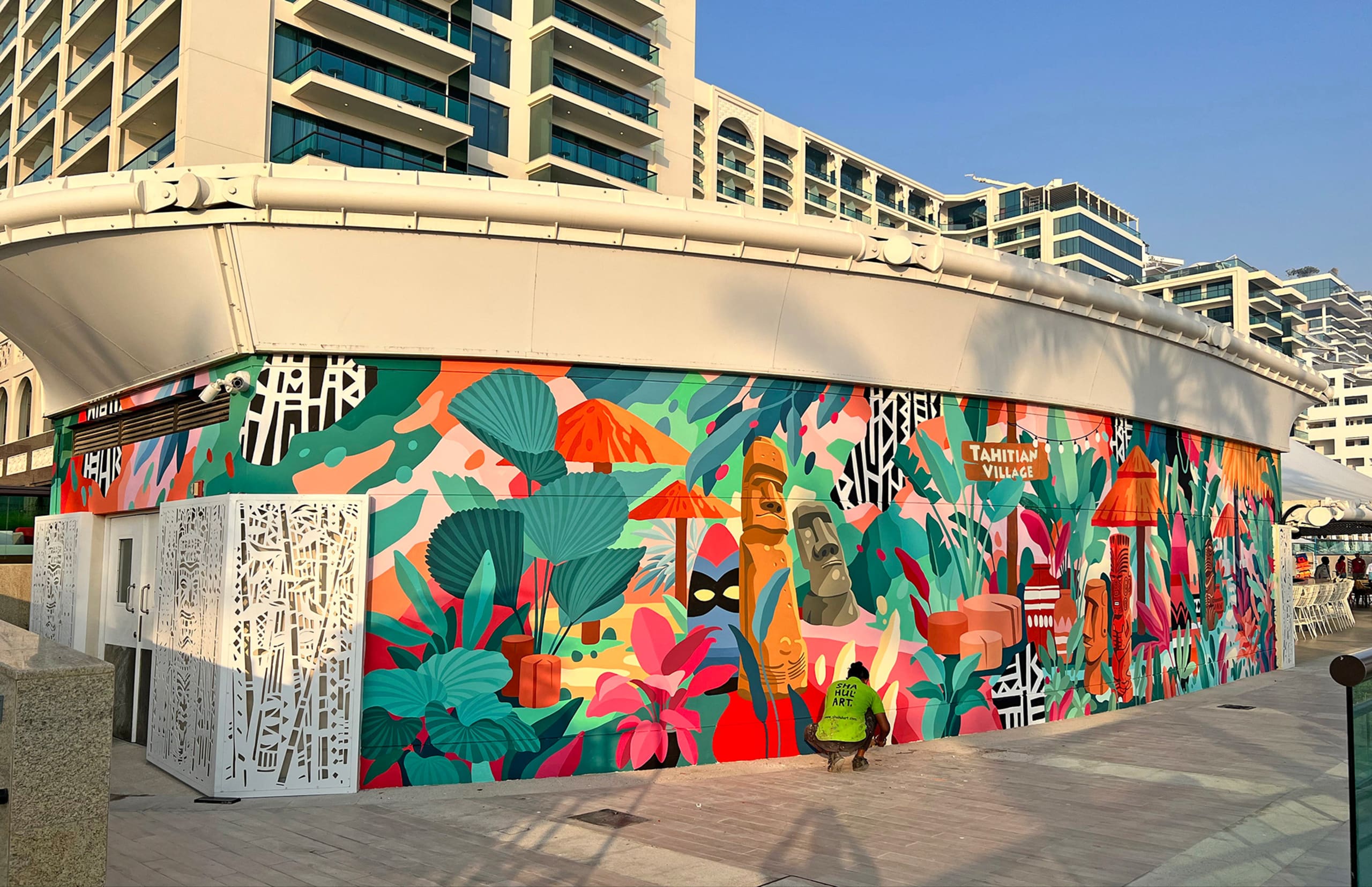 Tropical Reverie in Urban Oasis by Shahul Hameed