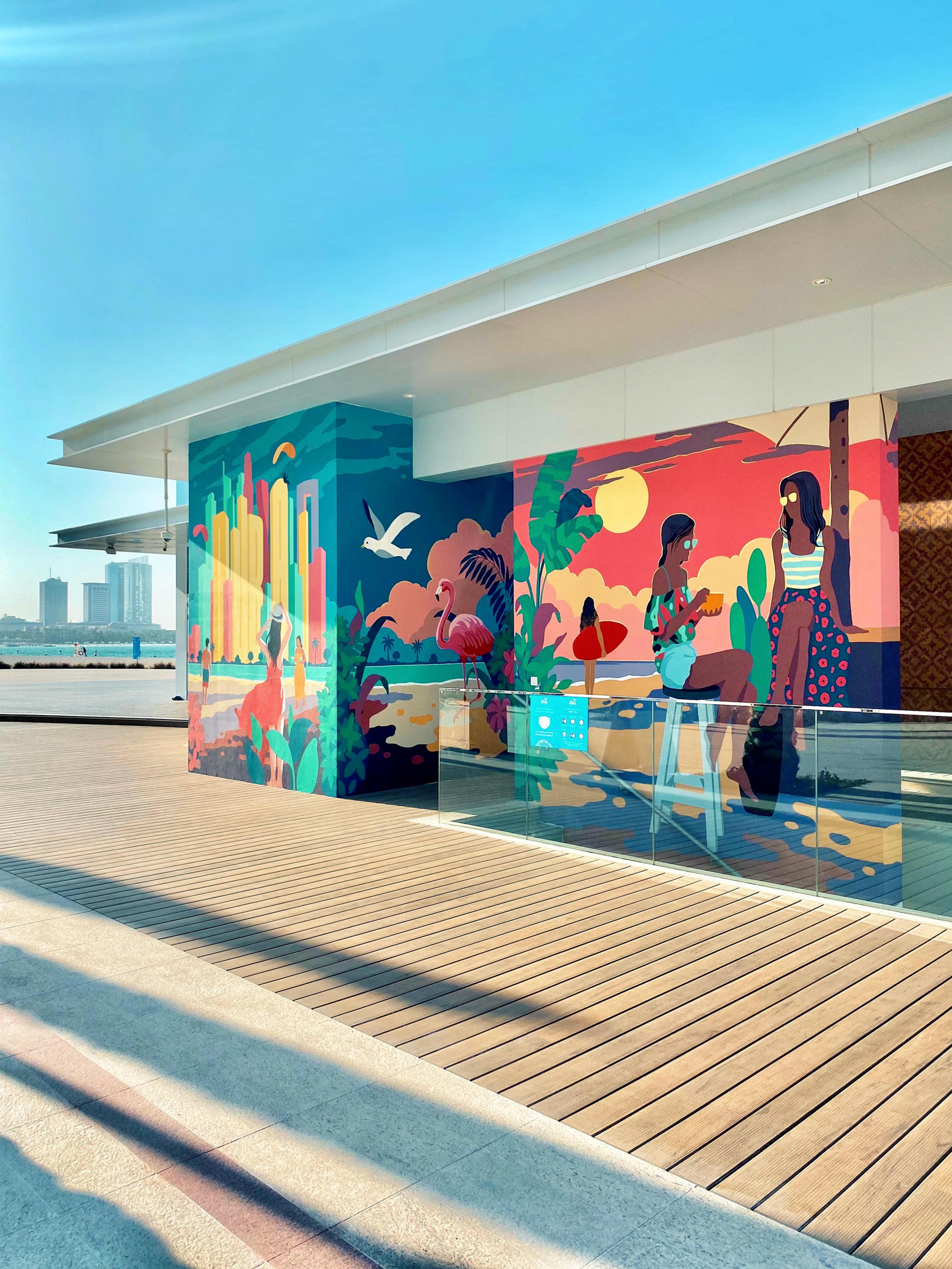 Vibrant Connections Under Dubai's Sunlit Sky by Shahul Hameed
