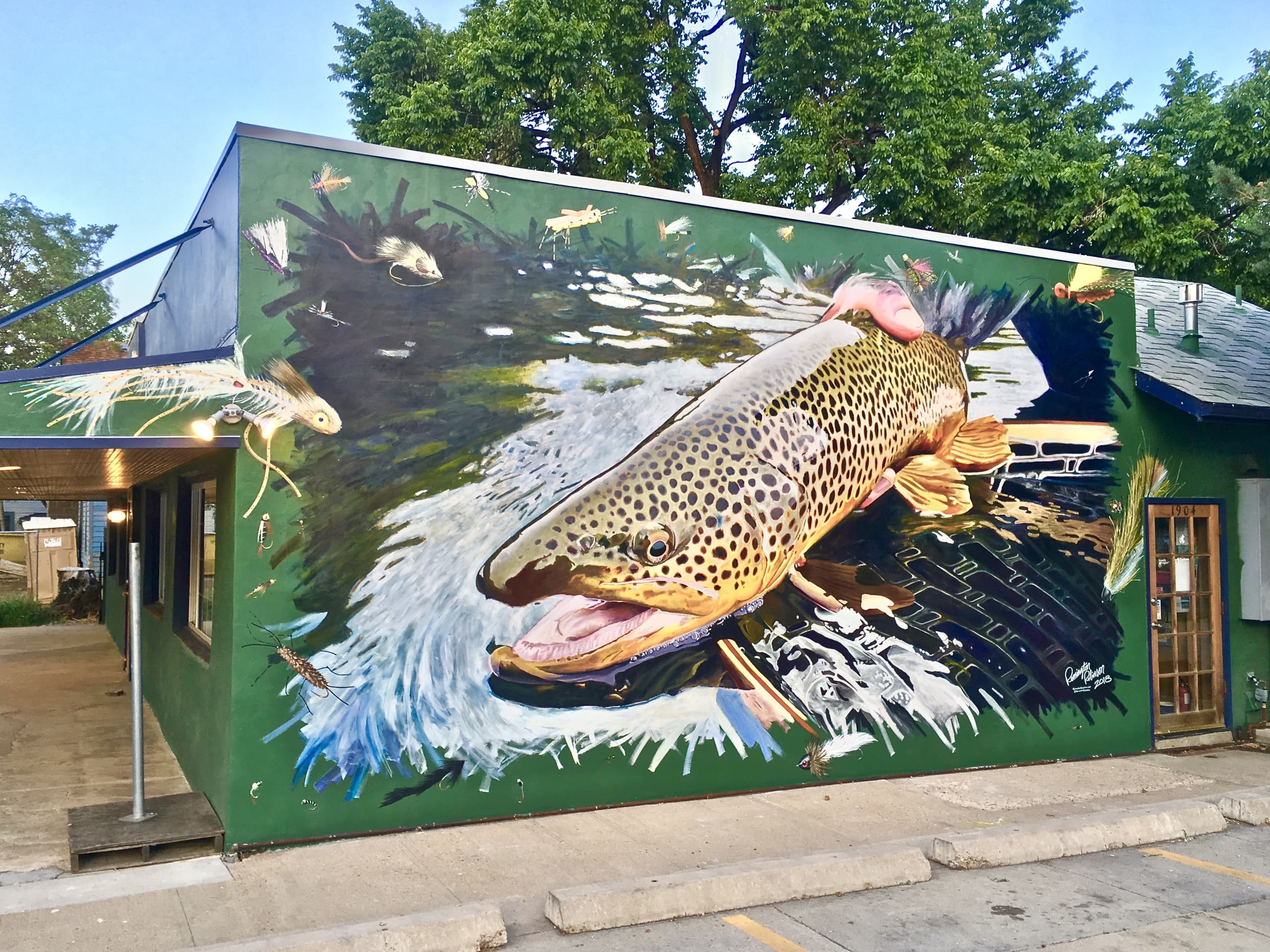 Trout Tales Beneath Boulder Skies by Remington Robinson