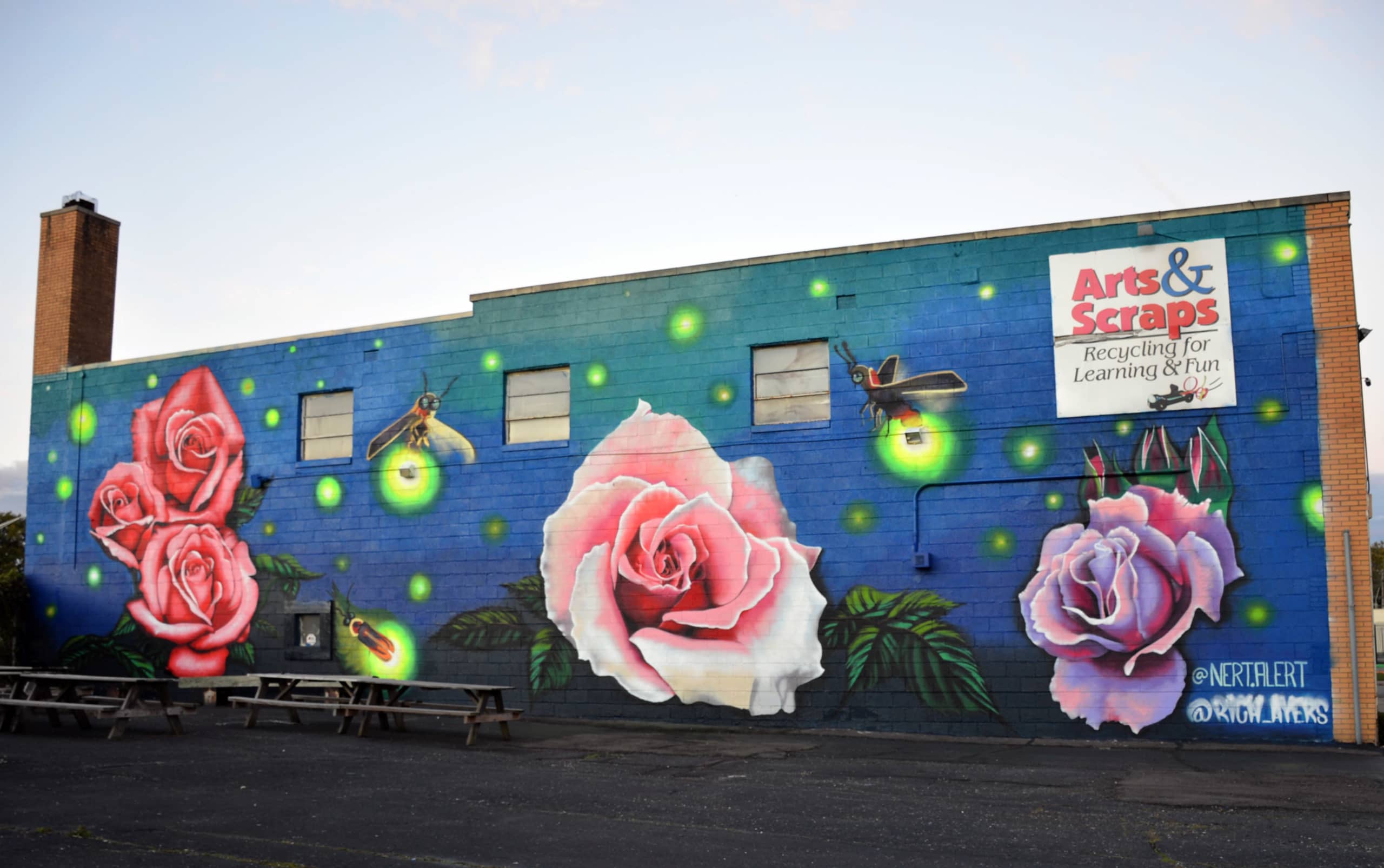 Whispers of Light Among Blooming Roses by Rich Ayers