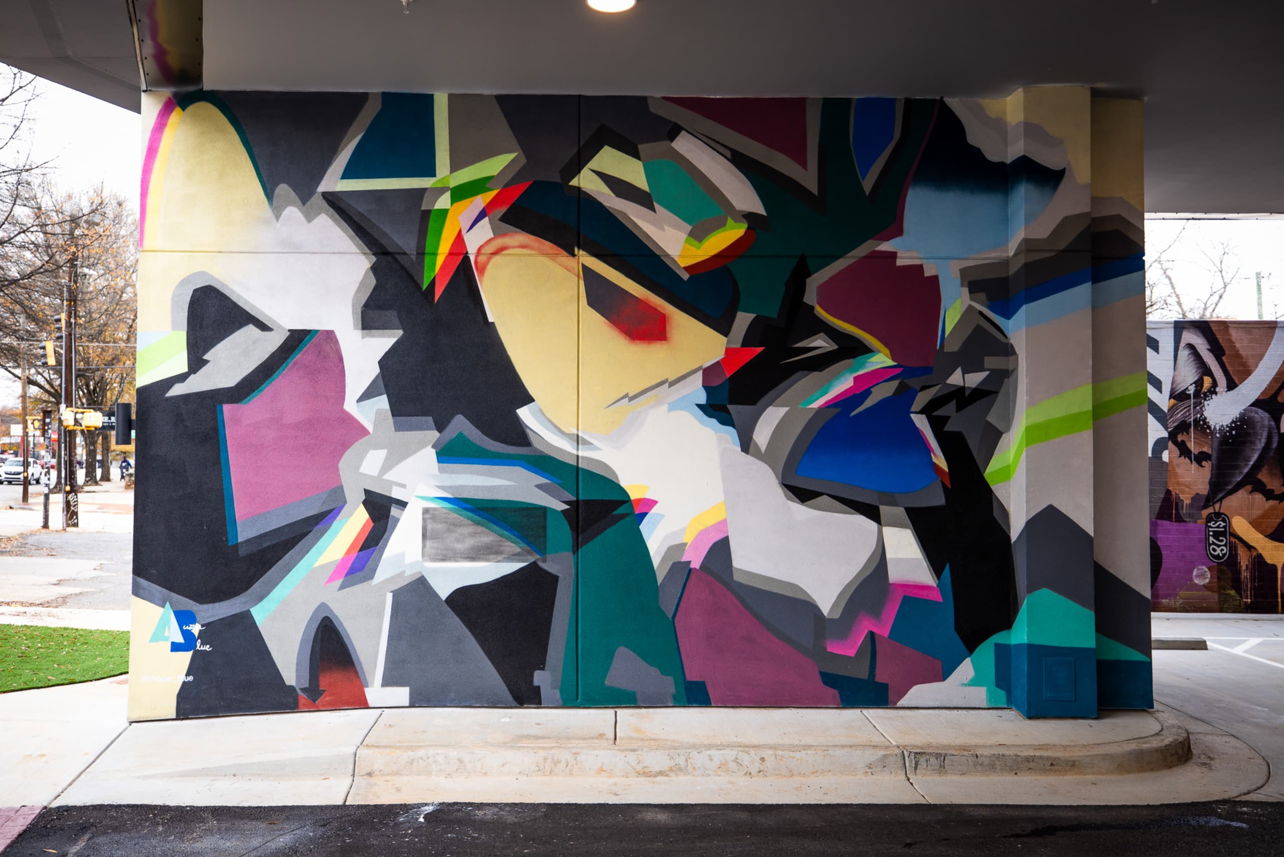Vibrant Echoes of Urban Expression by Austin Blue