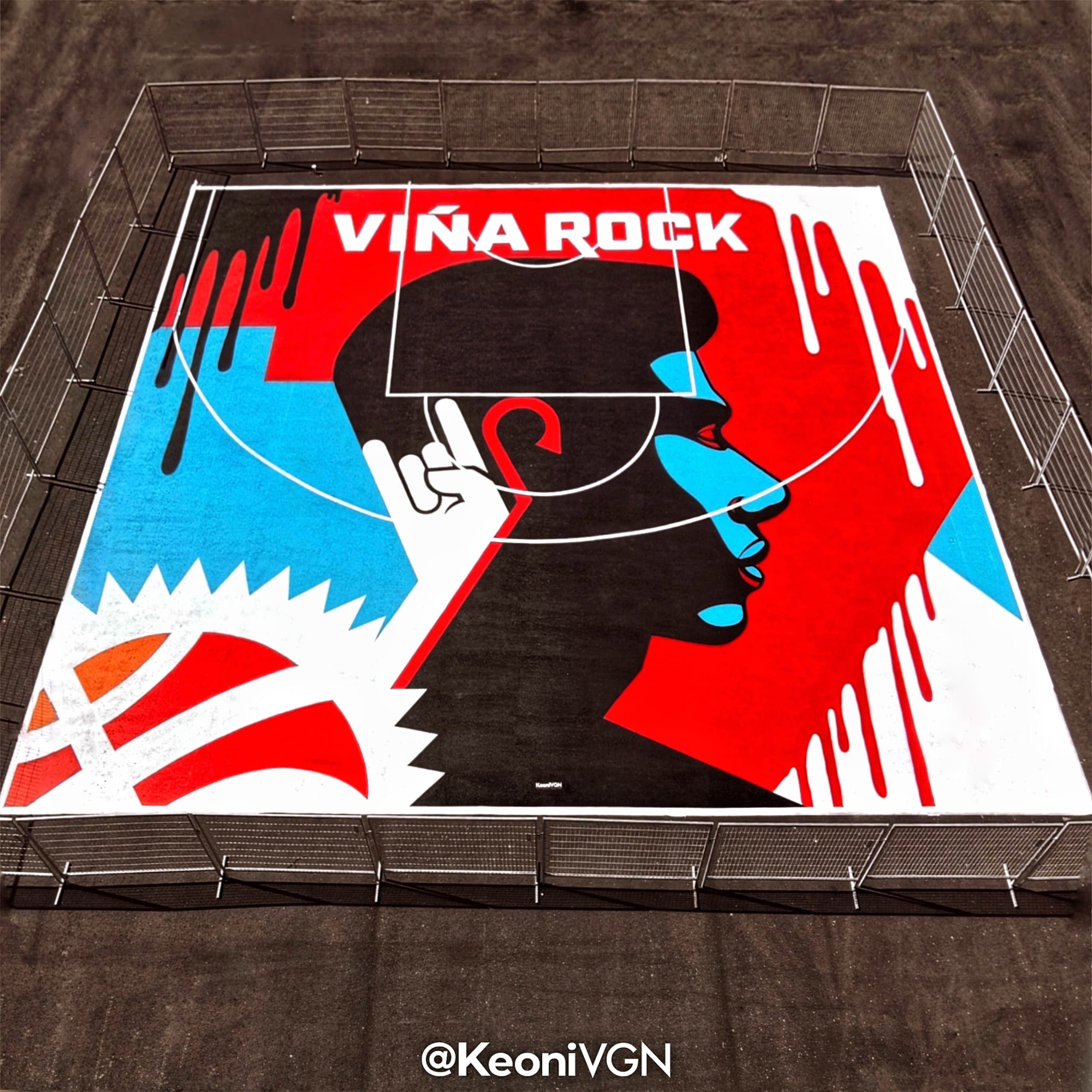 Project for Viñarock Music Festival by Keoni VGN