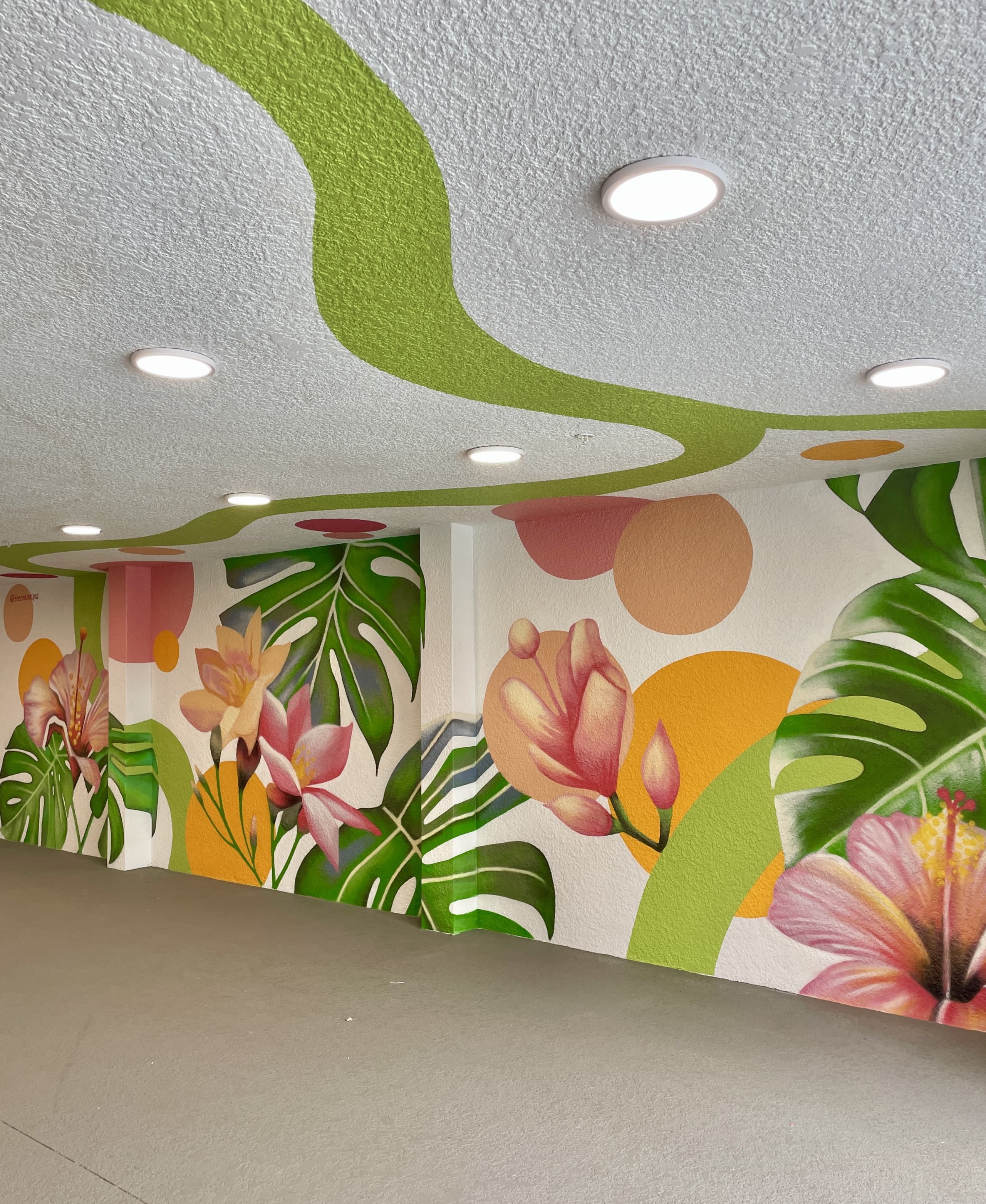 Florida Themed Mural Part 2 by Melanie Posner