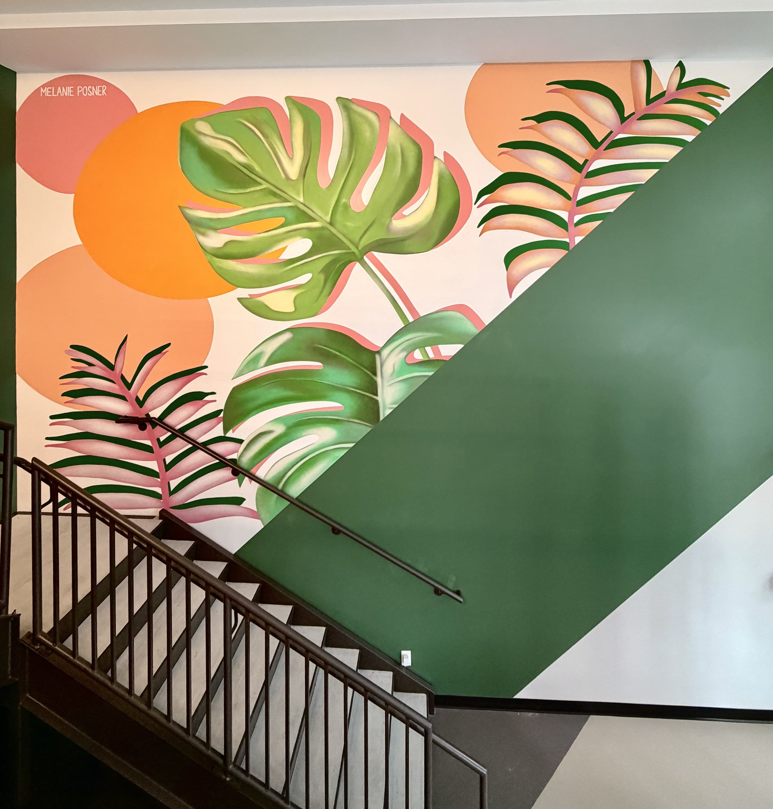 Florida Themed Mural Gym Edition by Melanie Posner