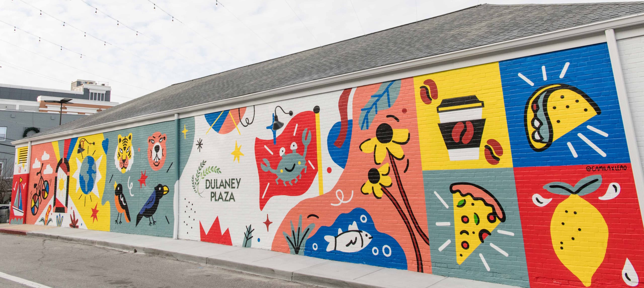 Dulaney Plaza Mural by Camila Leão