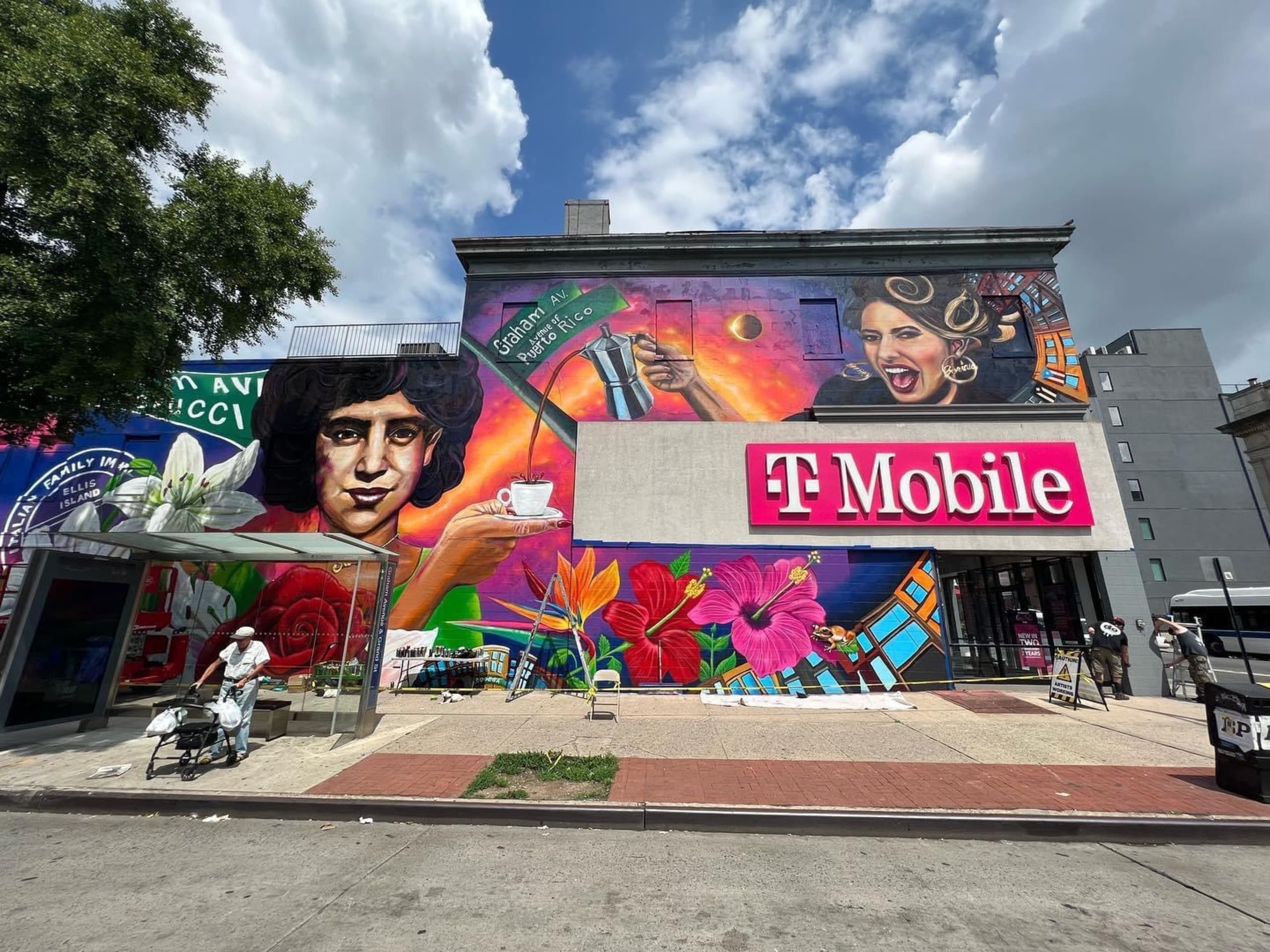Grand Street Mural by Danielle Mastrion