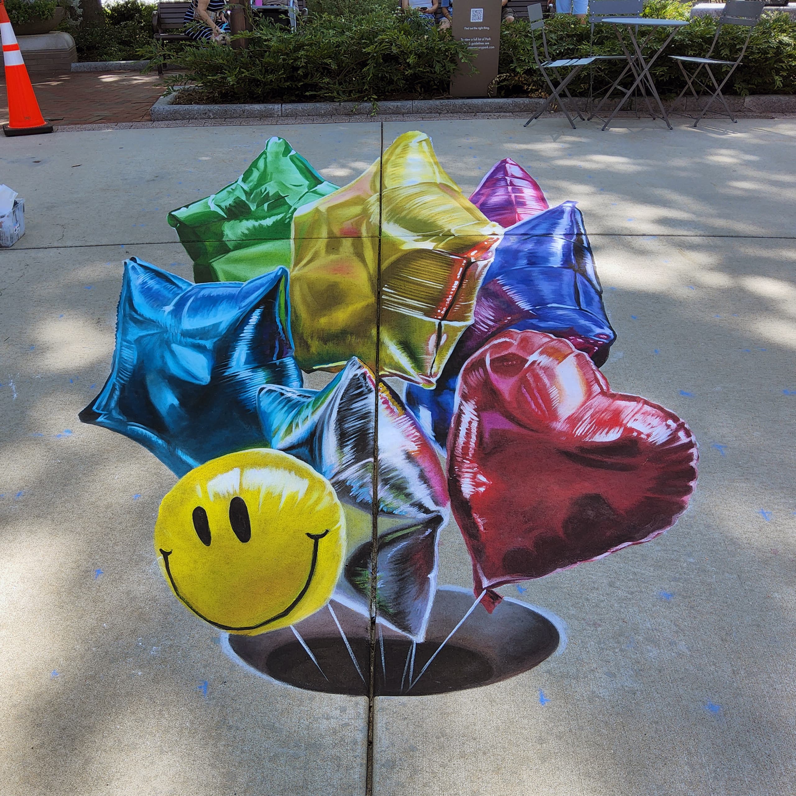 Balloons of Joy in Urban Space by Anat Ronen