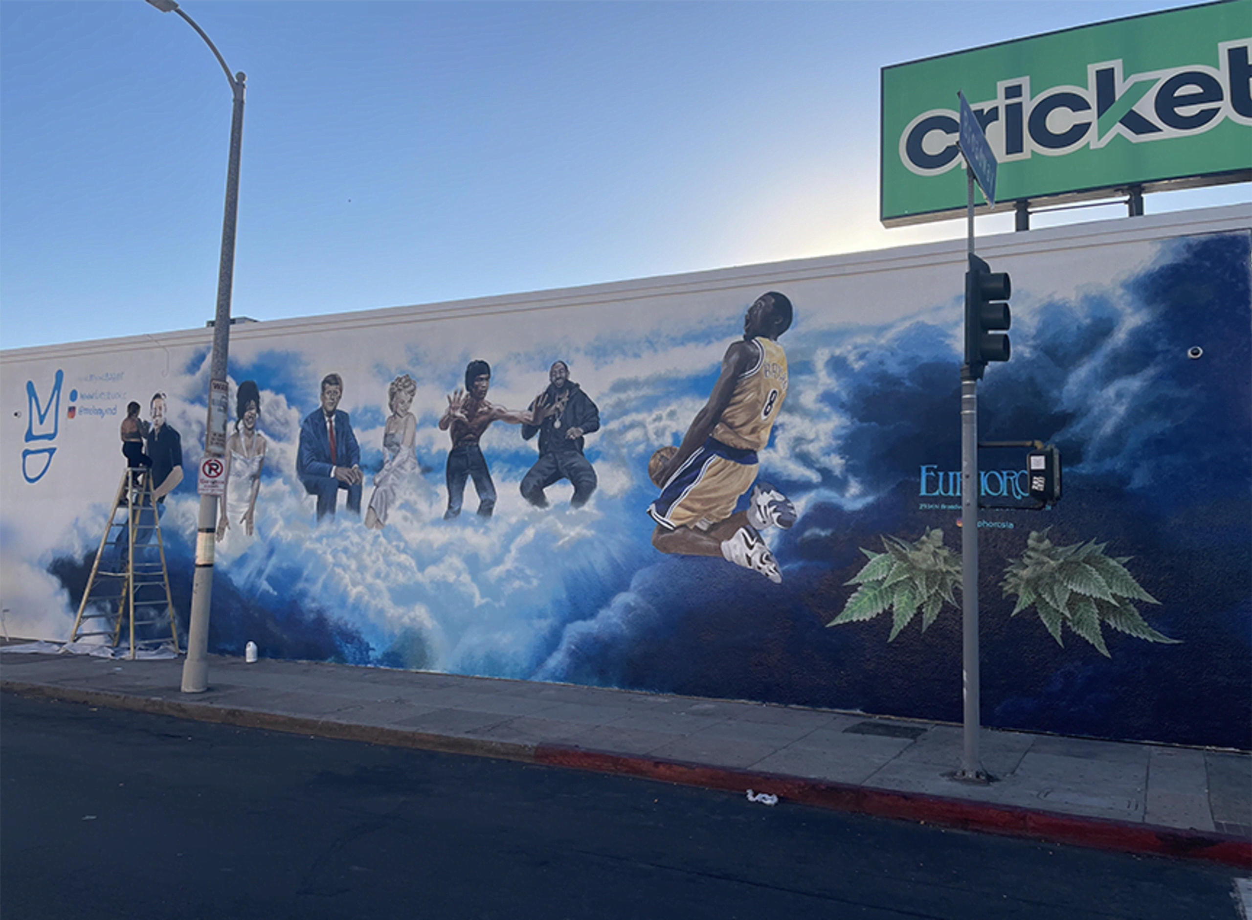 kobe mural 2 by Melany Md
