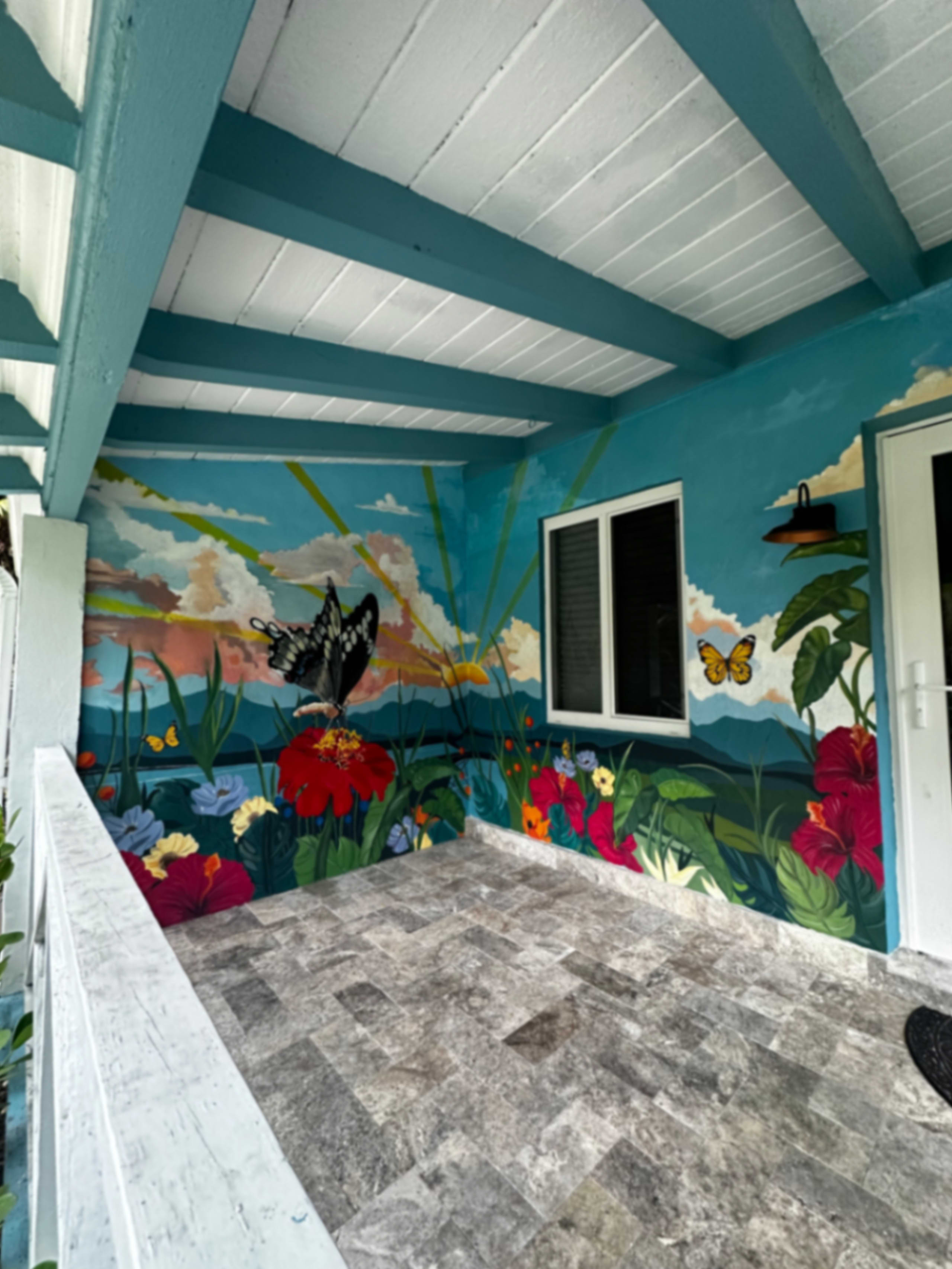 Mural in love memory of a mother  by Susana Vergara