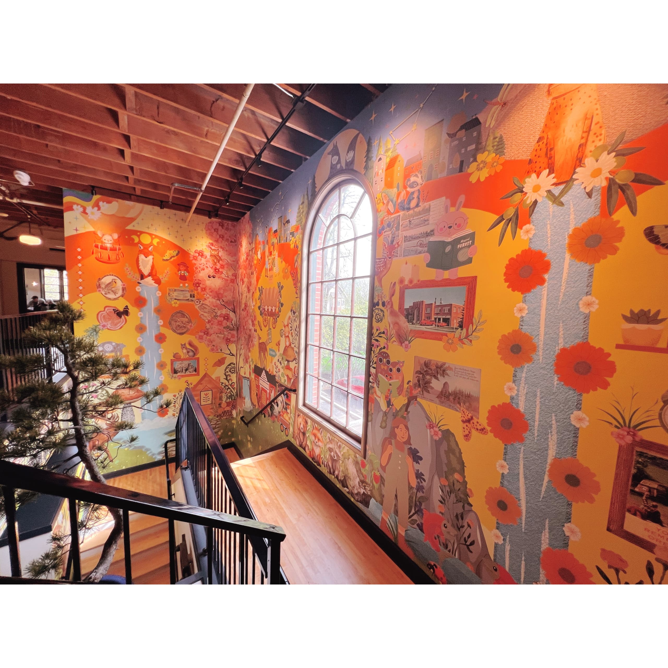Echoes of Time; The Threads that Connect Us Mural by Cameron Holly Dexter