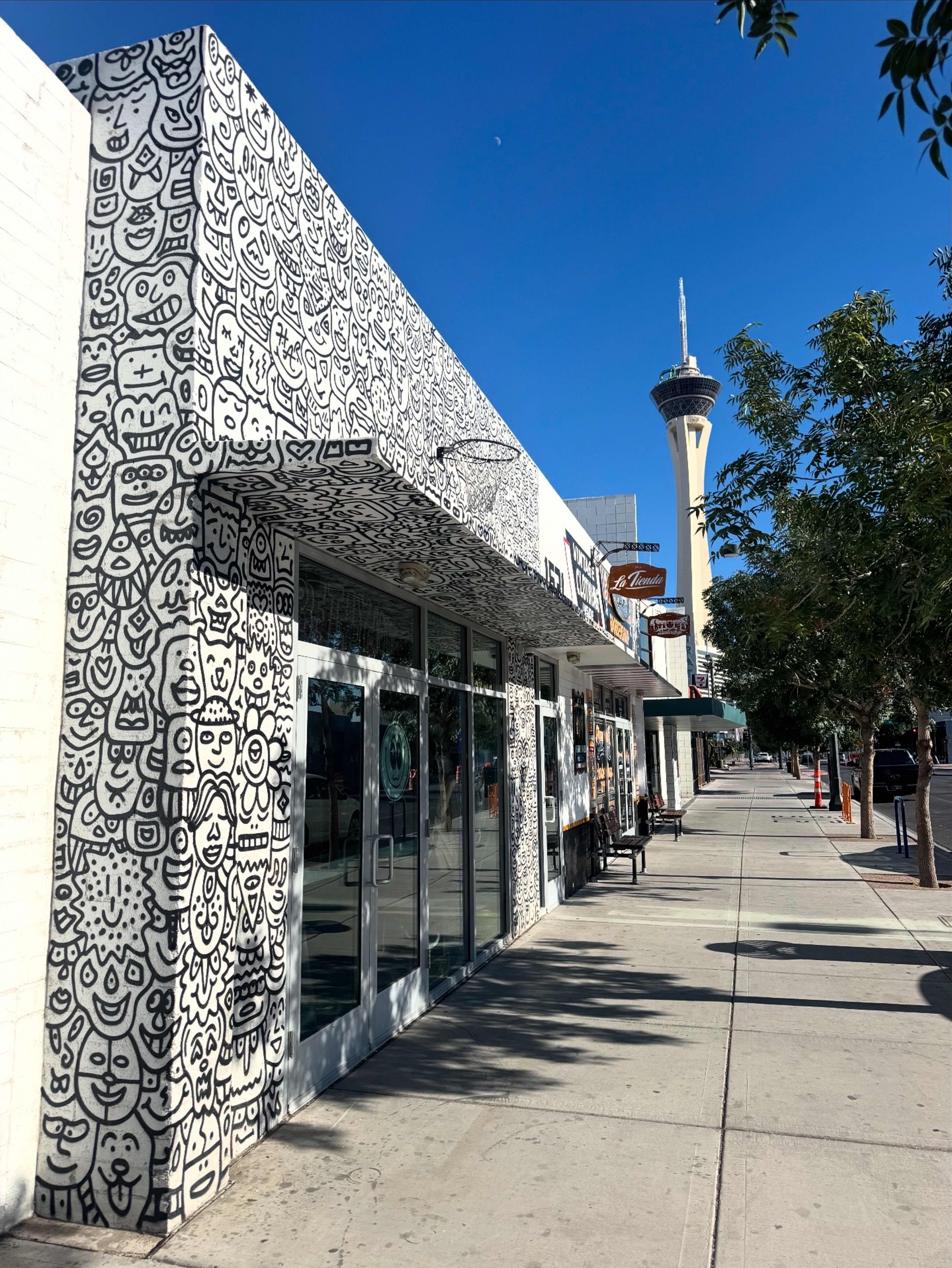 Whimsical Faces in Urban Harmony by Pretty Done