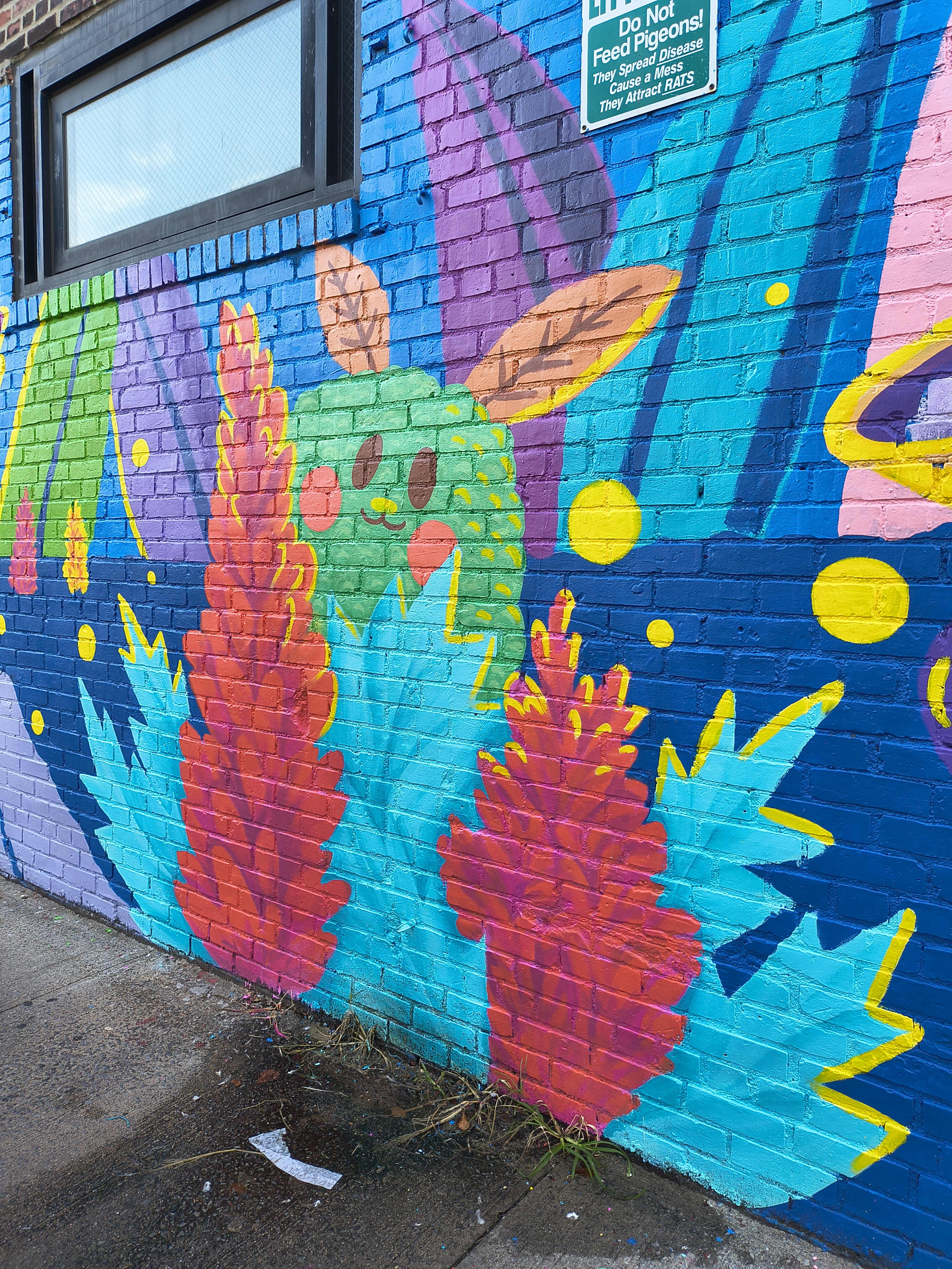 Whimsical Flora in Vibrant Urban Harmony by Rabbit