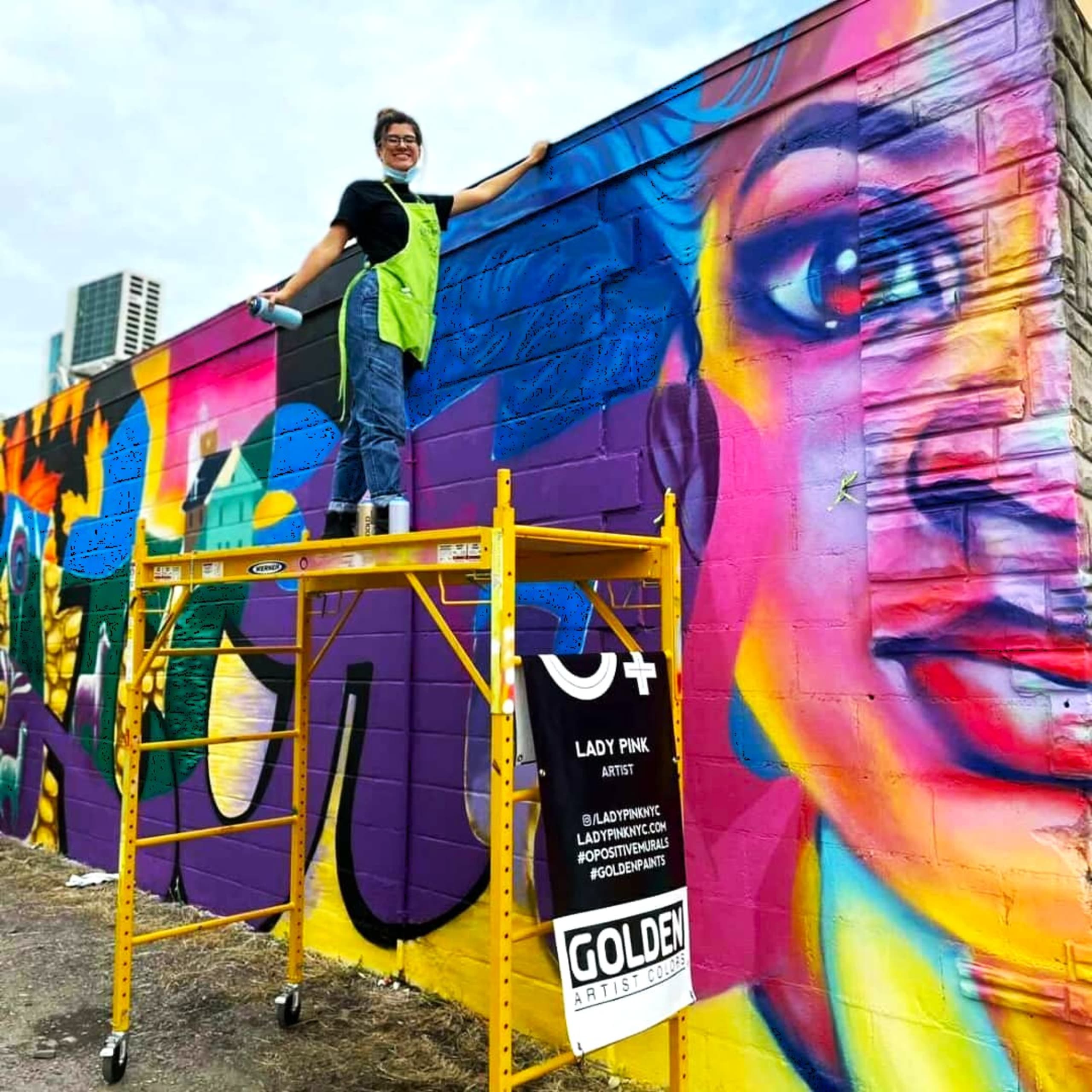 Vibrant Echoes of Urban Identity by BLKBYRD