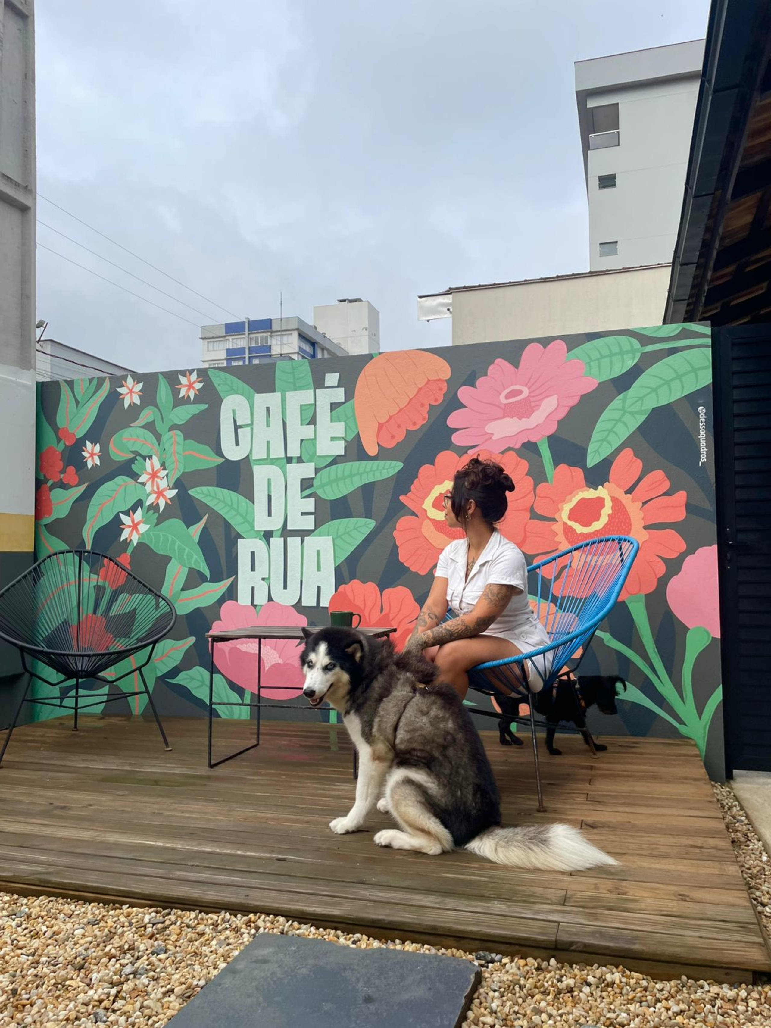Floral Whispers in Urban Serenity by Andressa Quadros