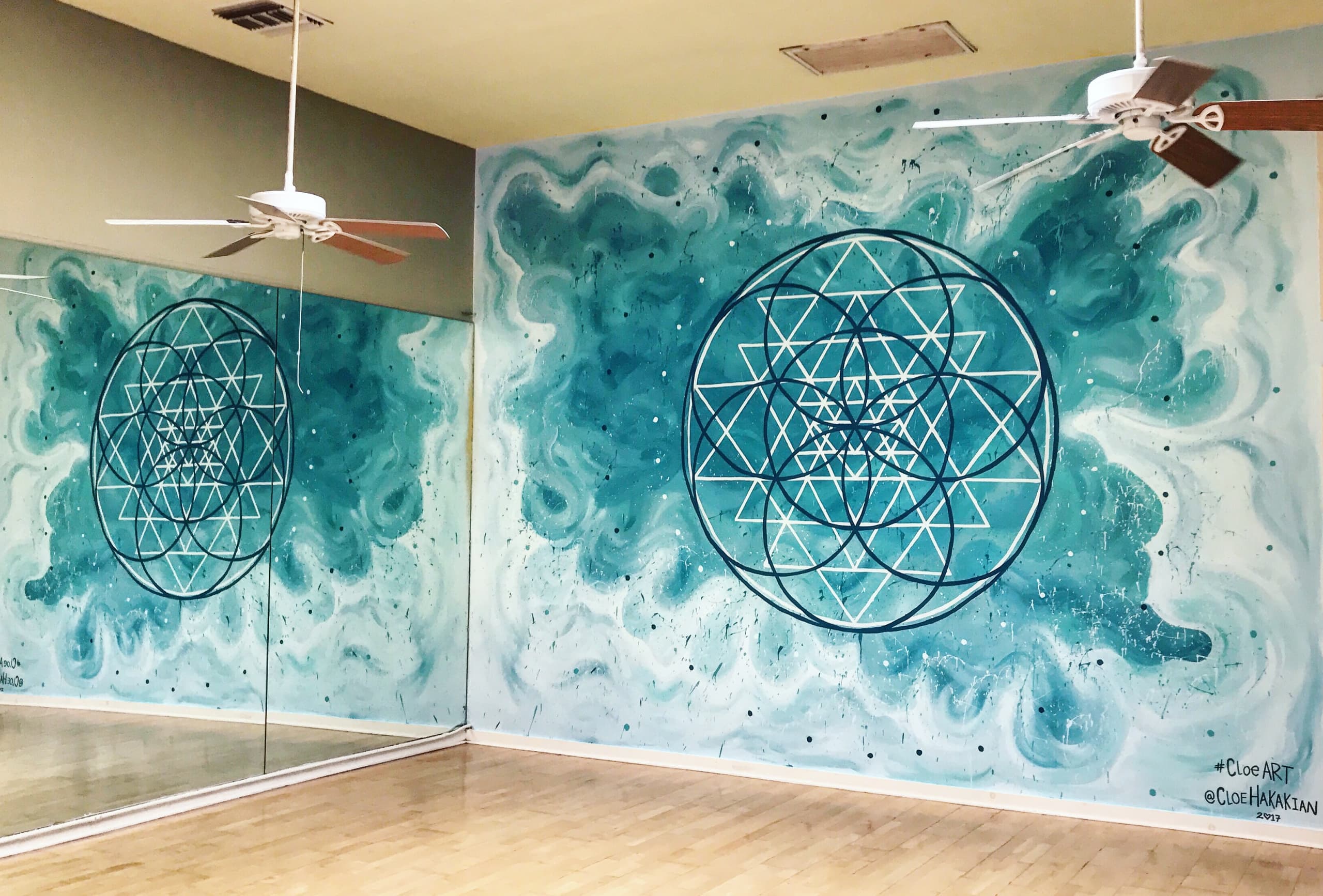 Celestial Harmony in Fluid Motion by Cloe Hakakian