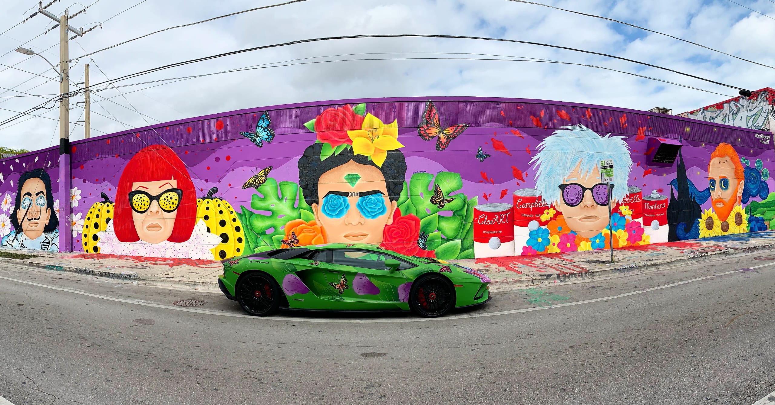 Vibrant Icons in a Kaleidoscopic Dreamscape by Cloe Hakakian