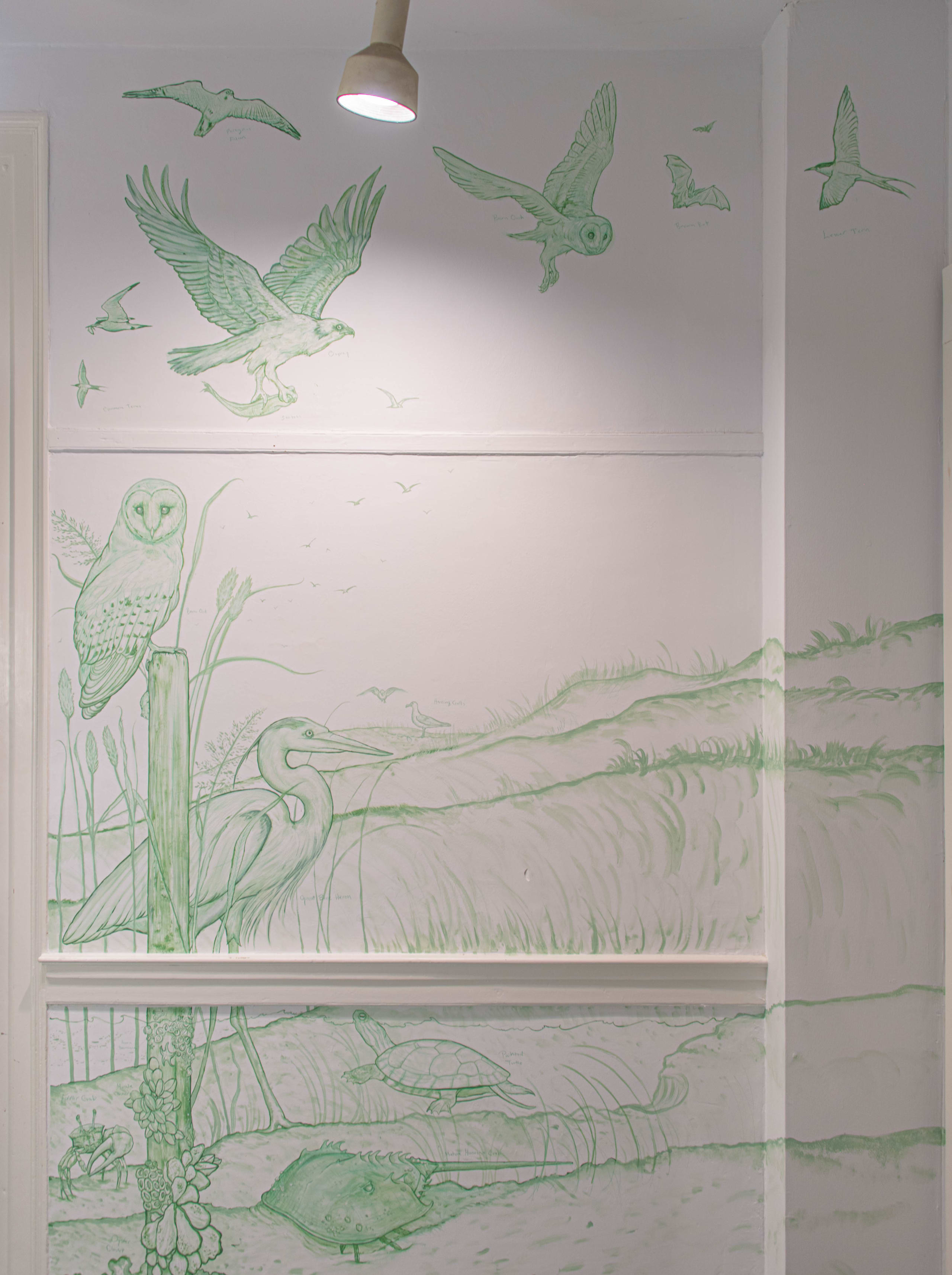 Whispers of Nature in Soft Green Hues by Zoe Markham