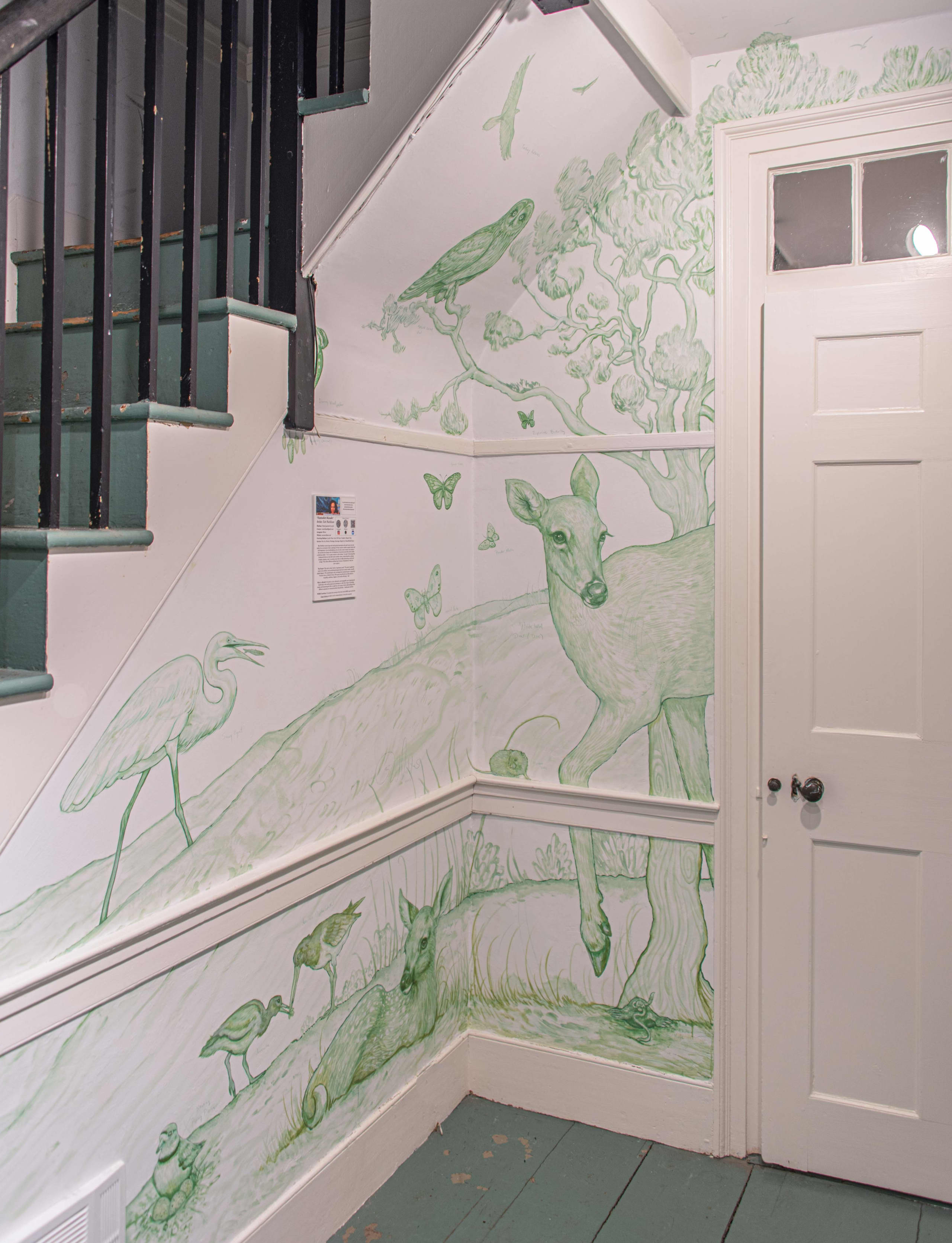 Whispers of Nature in Soft Green Hues by Zoe Markham
