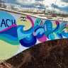 Beach Skatepark Mural 