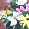 Silk Flowers Close Up