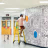 Vibrant Whimsy in Urban Expression