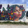 Butterfly Dreamscape on Urban Canvas