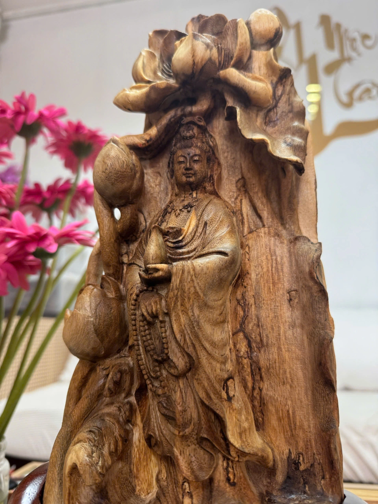 KHỐI TRẦM CẢNH TƯỢNG QUAN ÂM - TRẦM RỪNG NHA TRANG - MOC TRAM AGARWOOD