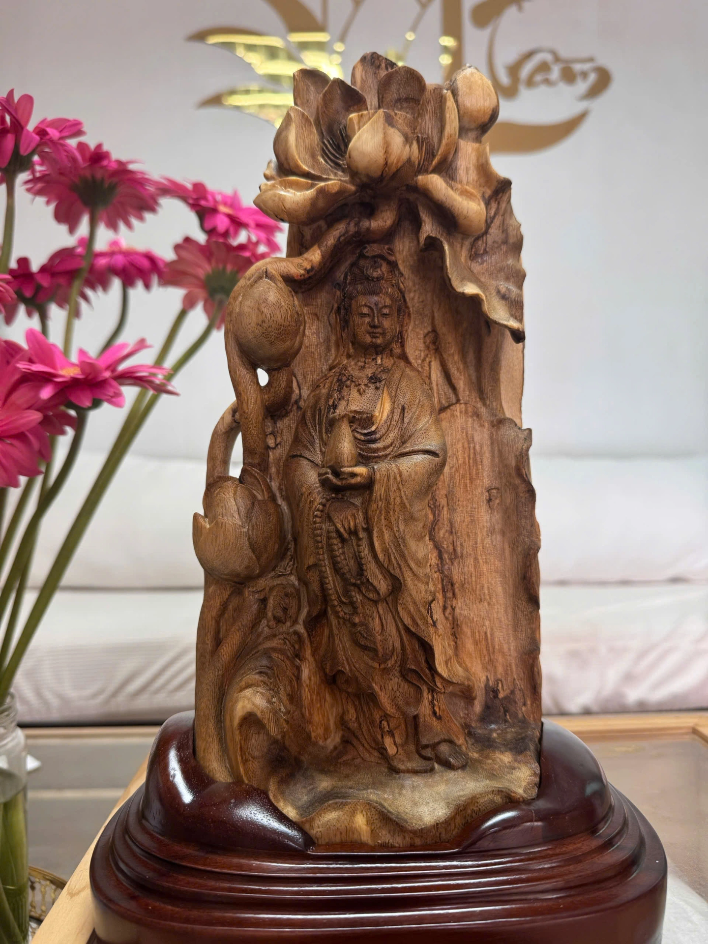 KHỐI TRẦM CẢNH TƯỢNG QUAN ÂM - TRẦM RỪNG NHA TRANG - MOC TRAM AGARWOOD