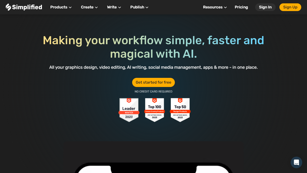 Simplified header image