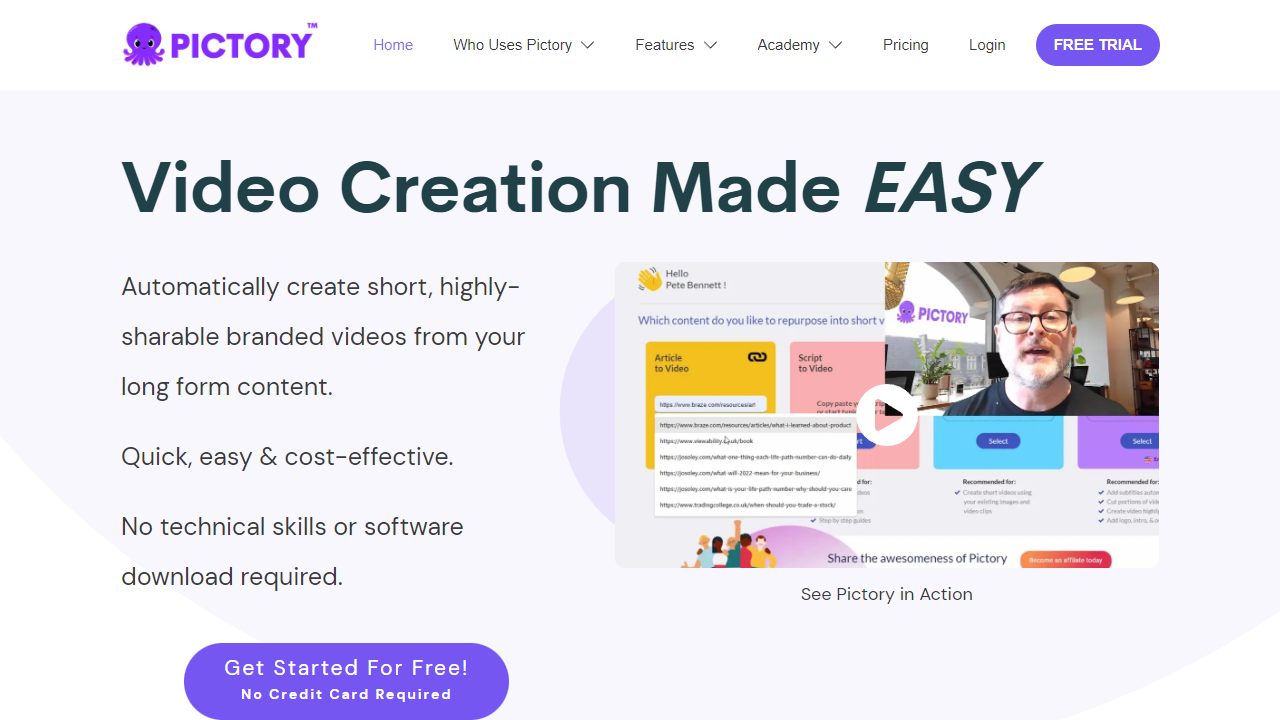 Pictory header image