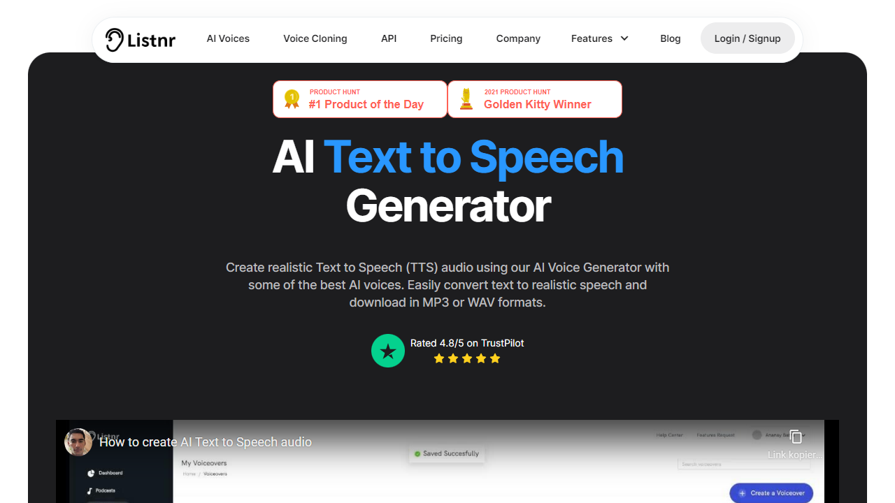 Listnr header image