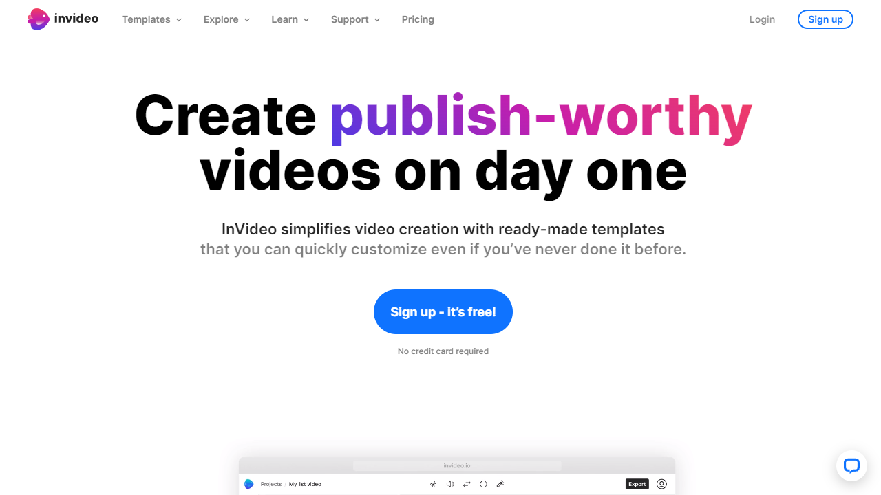 InVideo header image