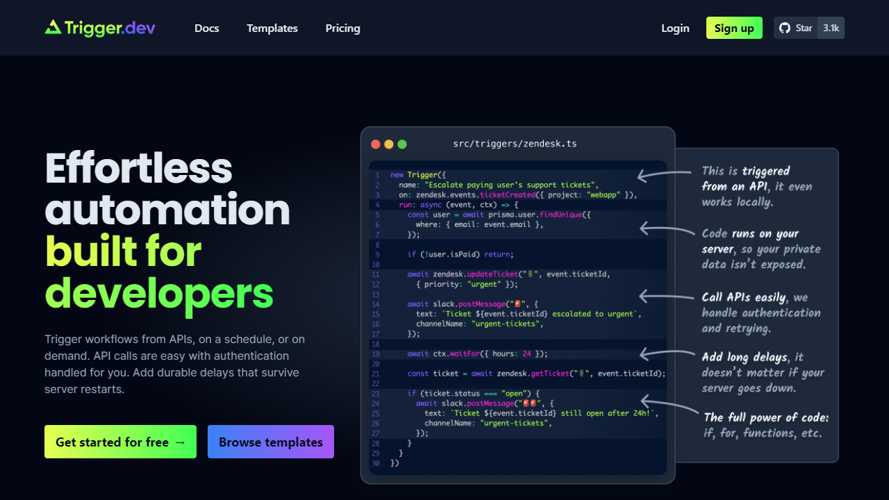 Trigger.dev header image