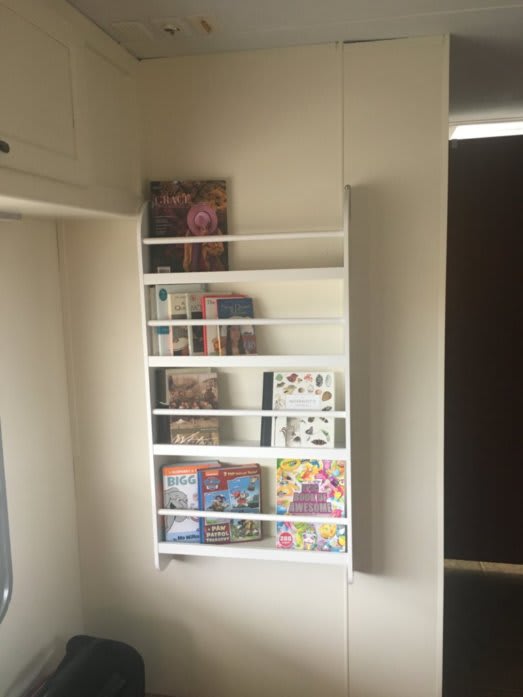 A wall-mounted Bookshelf