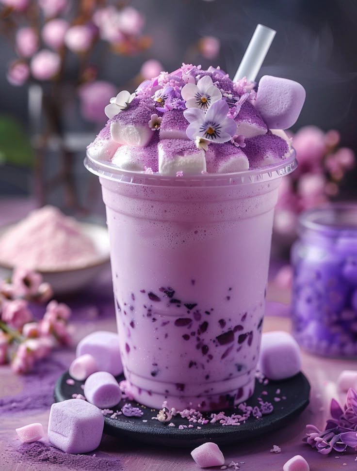 Trà sữa khoai môn