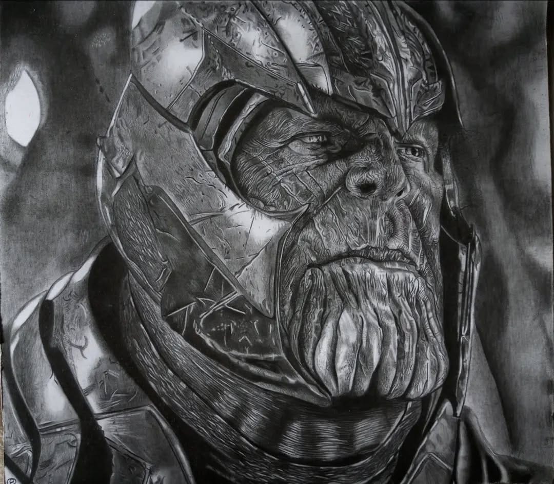 Thanos Pencil Art