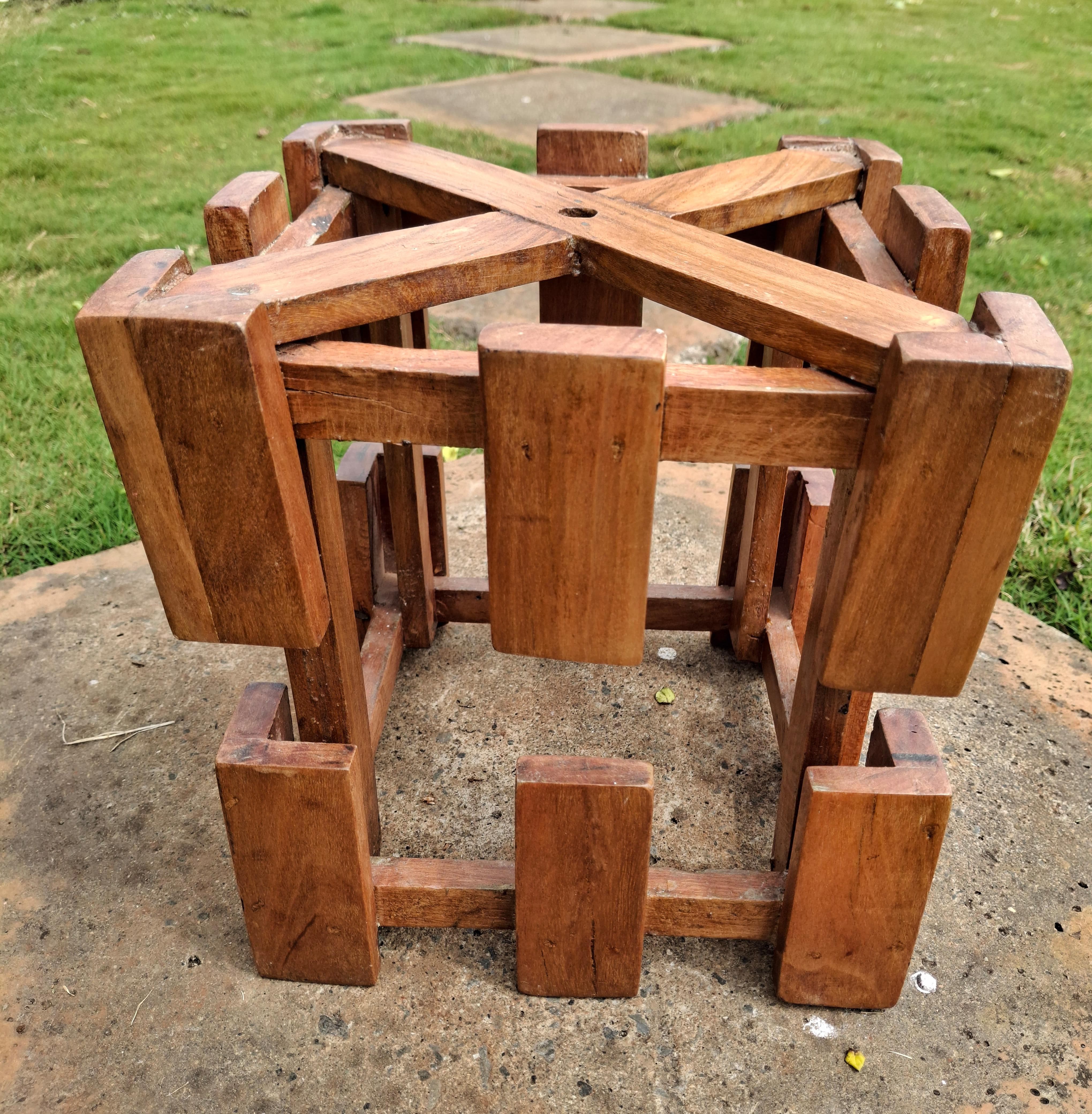 Handmade Wooden Chandelier