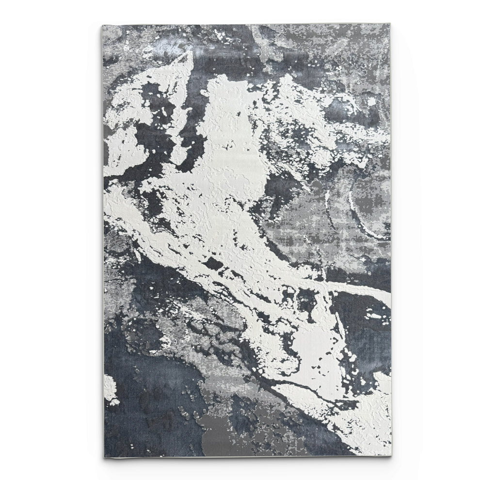 Abstract Marble Stone Pattern Rug - Modern Artistic Area Rug