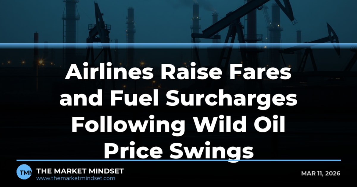 Airlines Raise Fares and Fuel Surcharges Following Wild Oil Price Swings