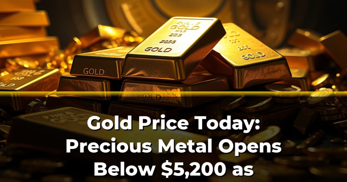 Gold Price Today: Precious Metal Opens Below $5,200 as Investors Await Key CPI Report