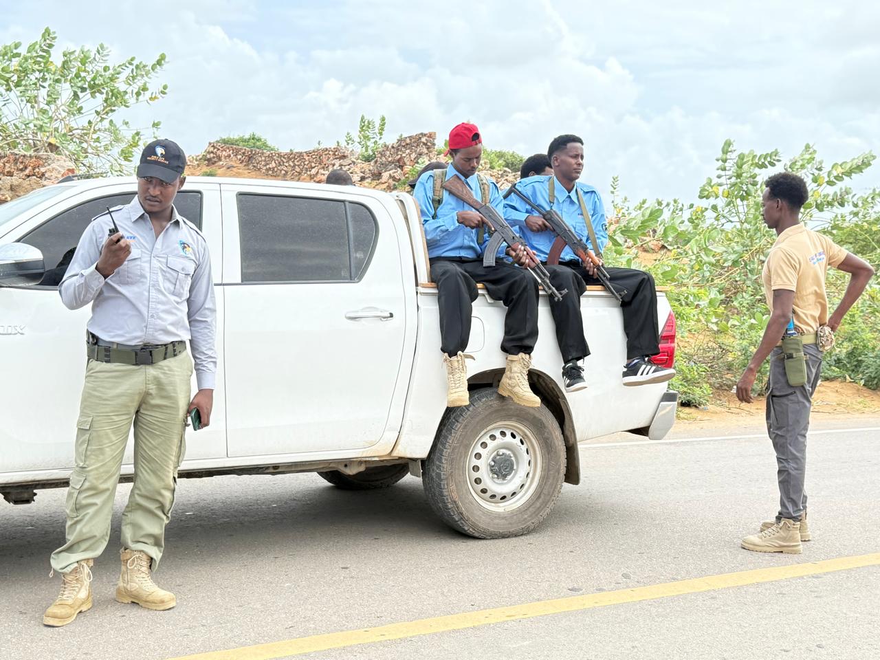 Eagle Security Somalia Vehicle