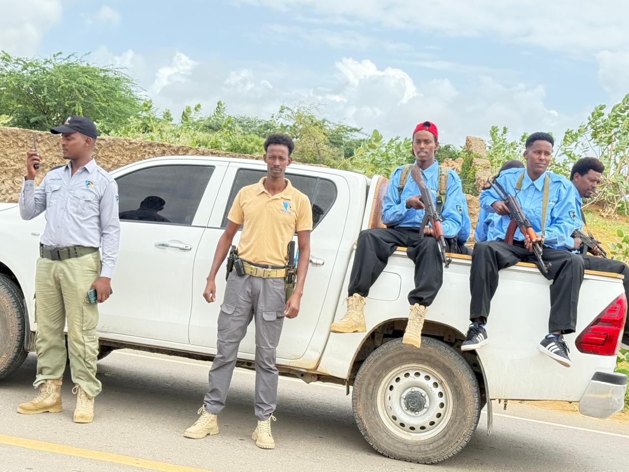 Eagle Security Somalia Vehicle