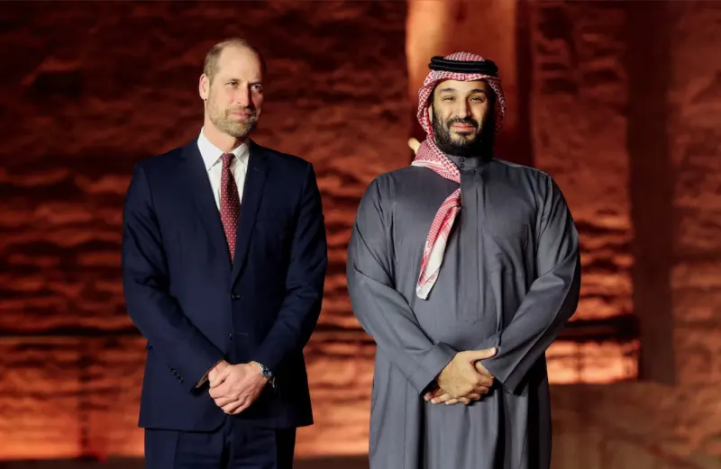 Prince Williams Visit to Saudi Arabia